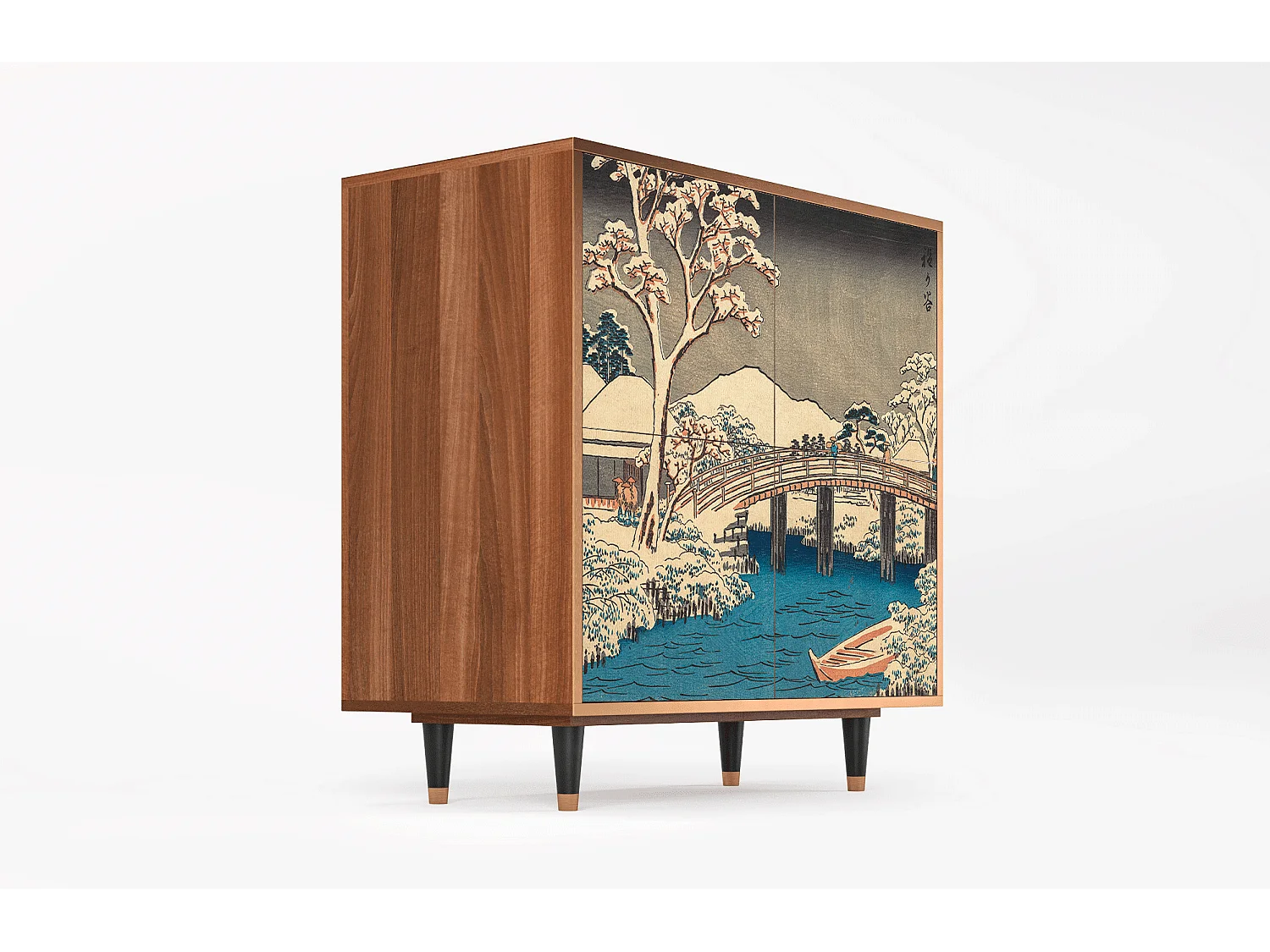 Dressoir - 94x96x48 cm - BS3 - Katabira River, Walnoot