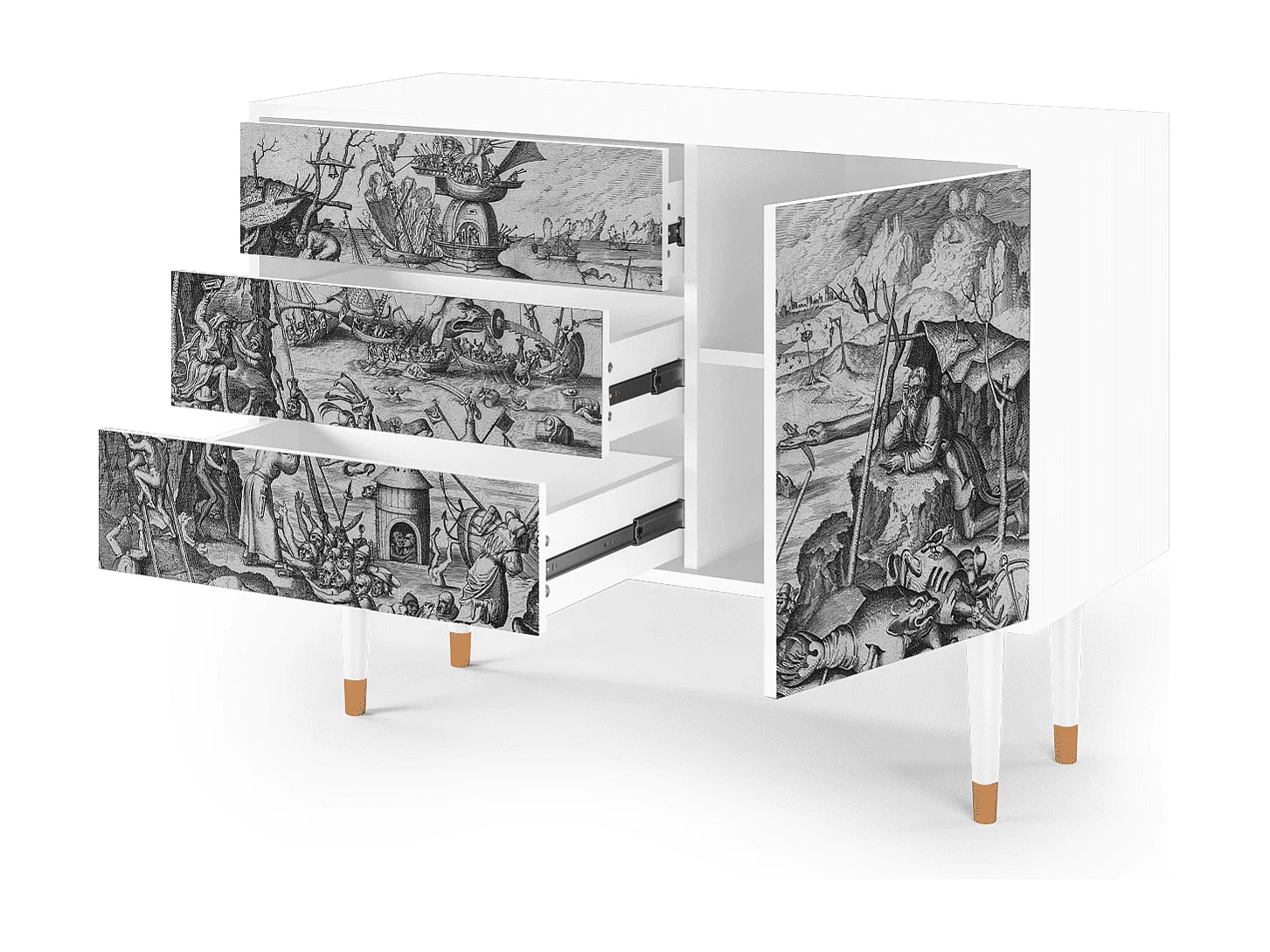 Credenza - 115х84х41 cm - S3 - The Temptation, Bianco