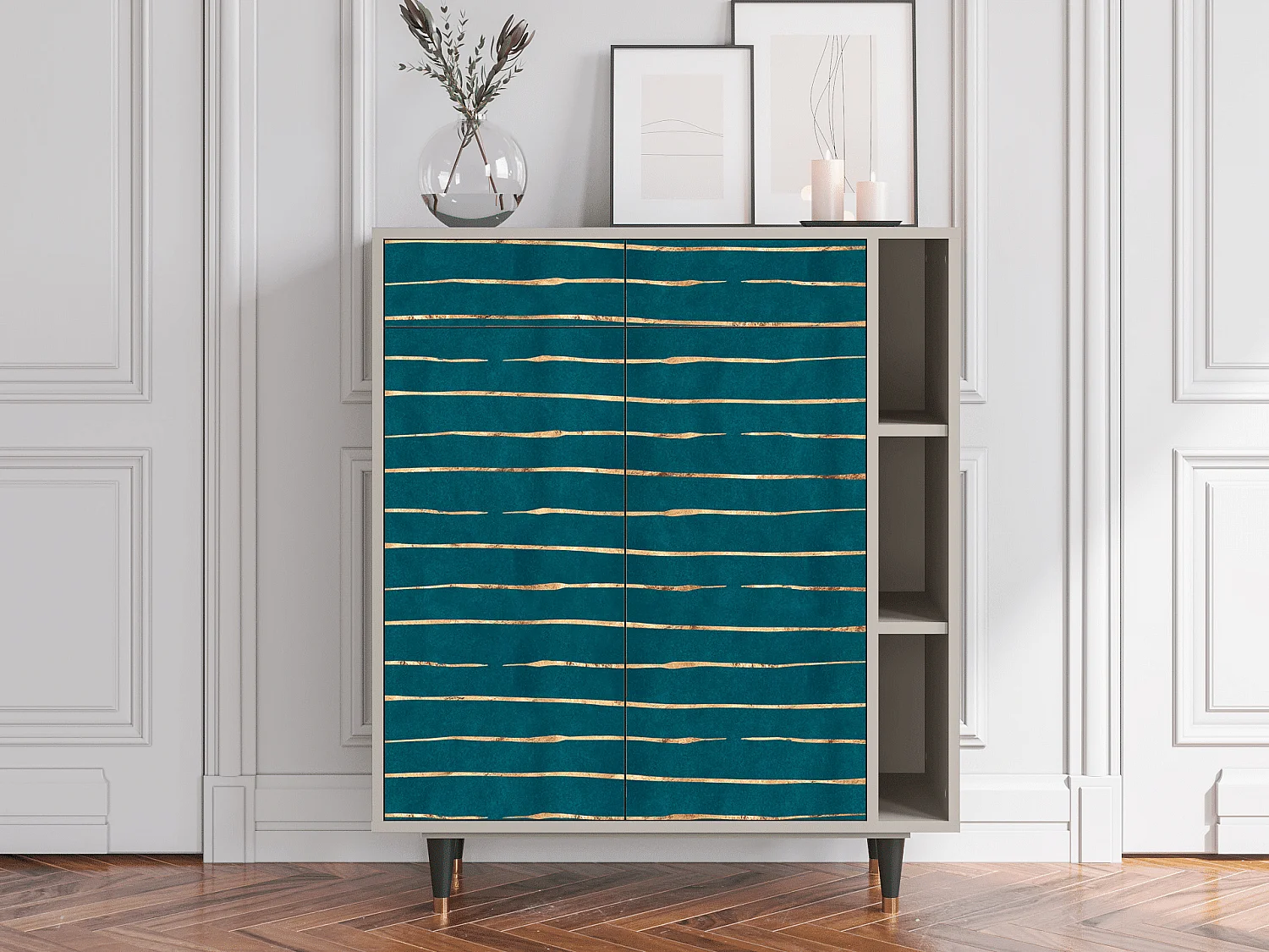 Sideboard - 96х110х41 cm - BS6 - Ocean Drive, Sand