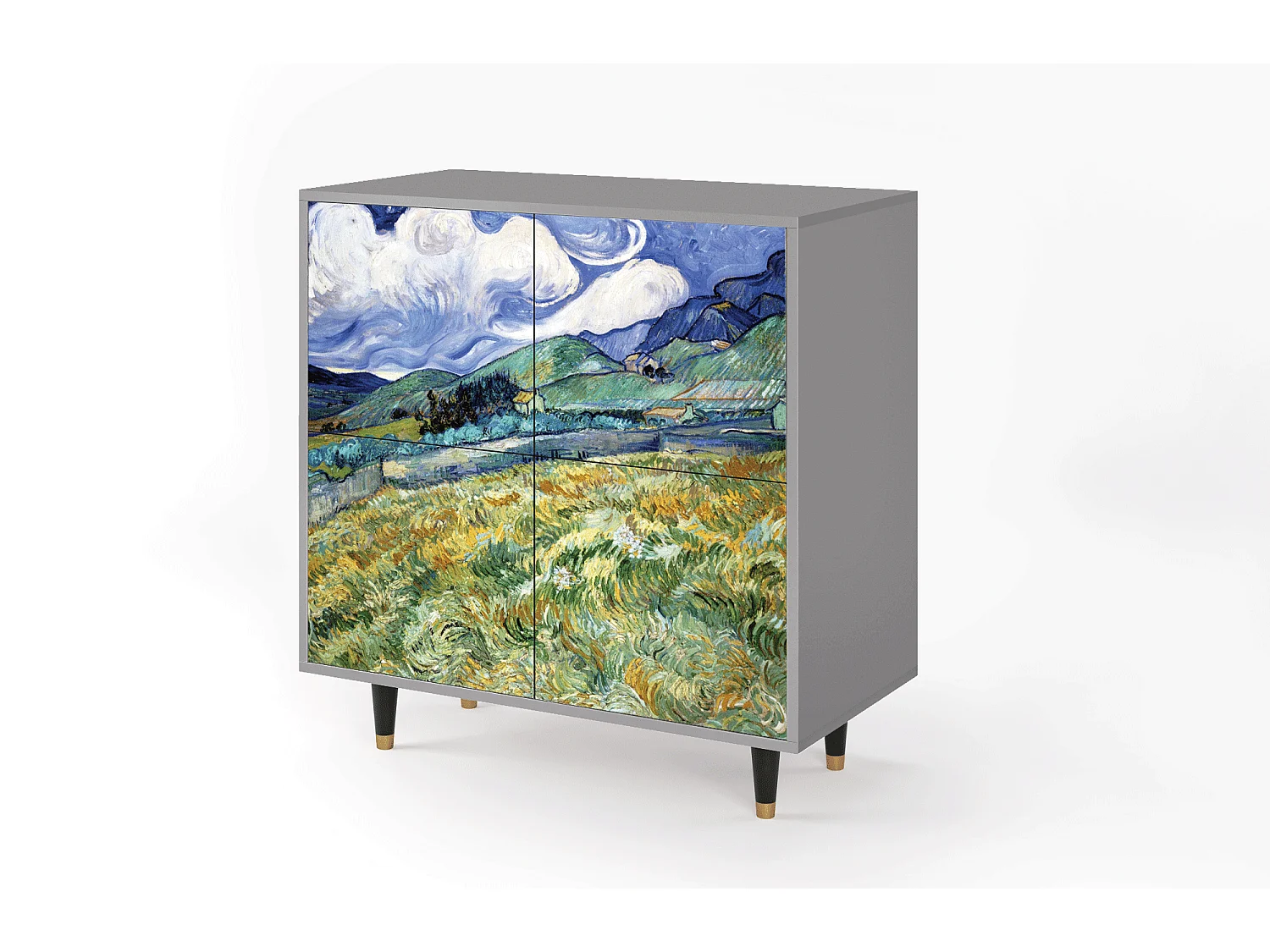 Buffet - 94x96x48 cm - BS3 - Landscape, Gris