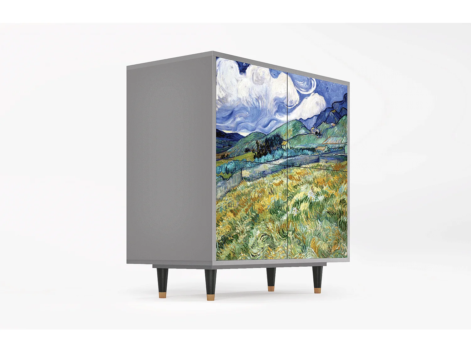 Sideboard - 94x96x48 cm - BS3 - Landscape, Grau