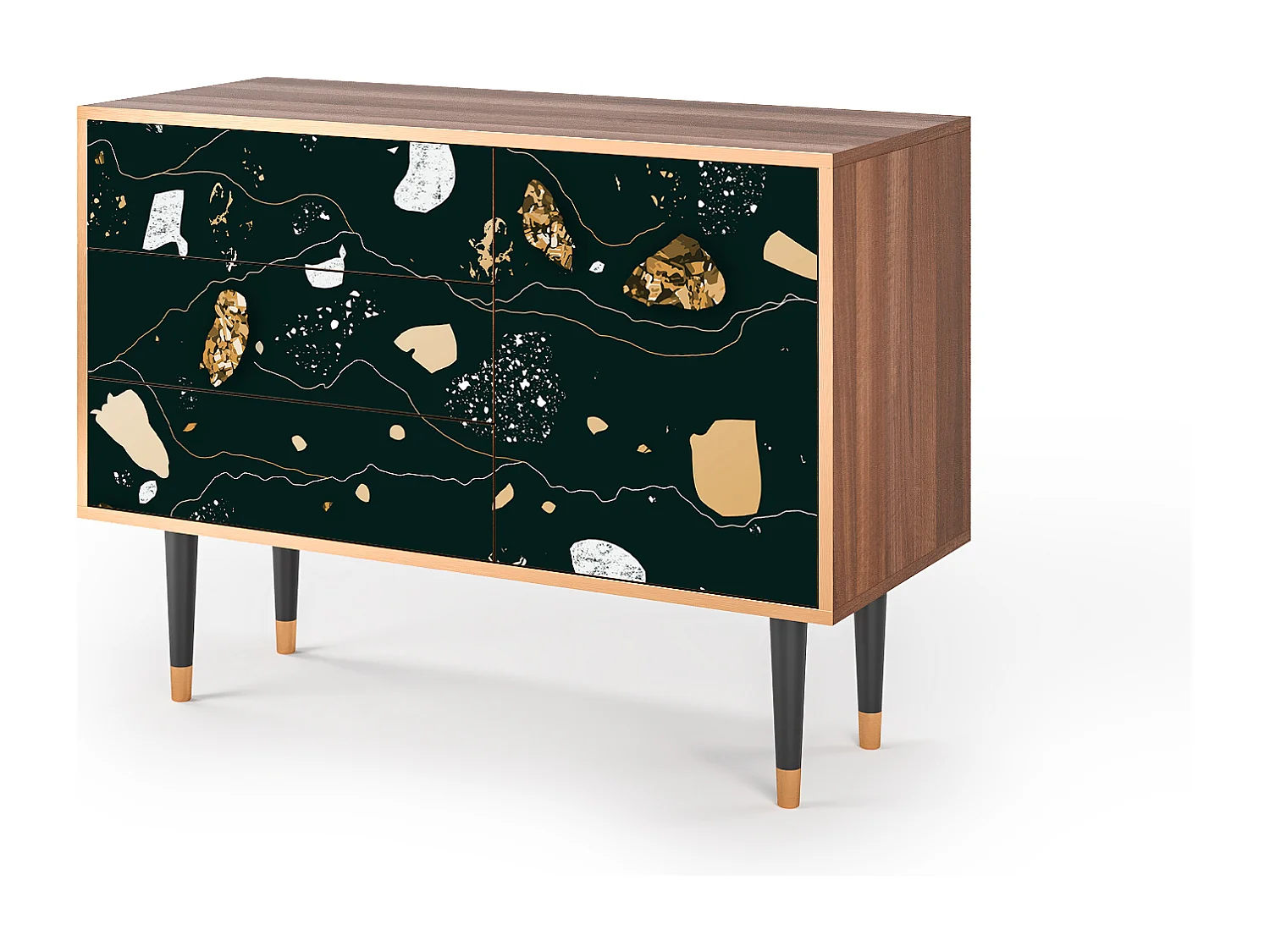 Credenza - 115х84х41 cm - S3 - Space Rocks, Noce