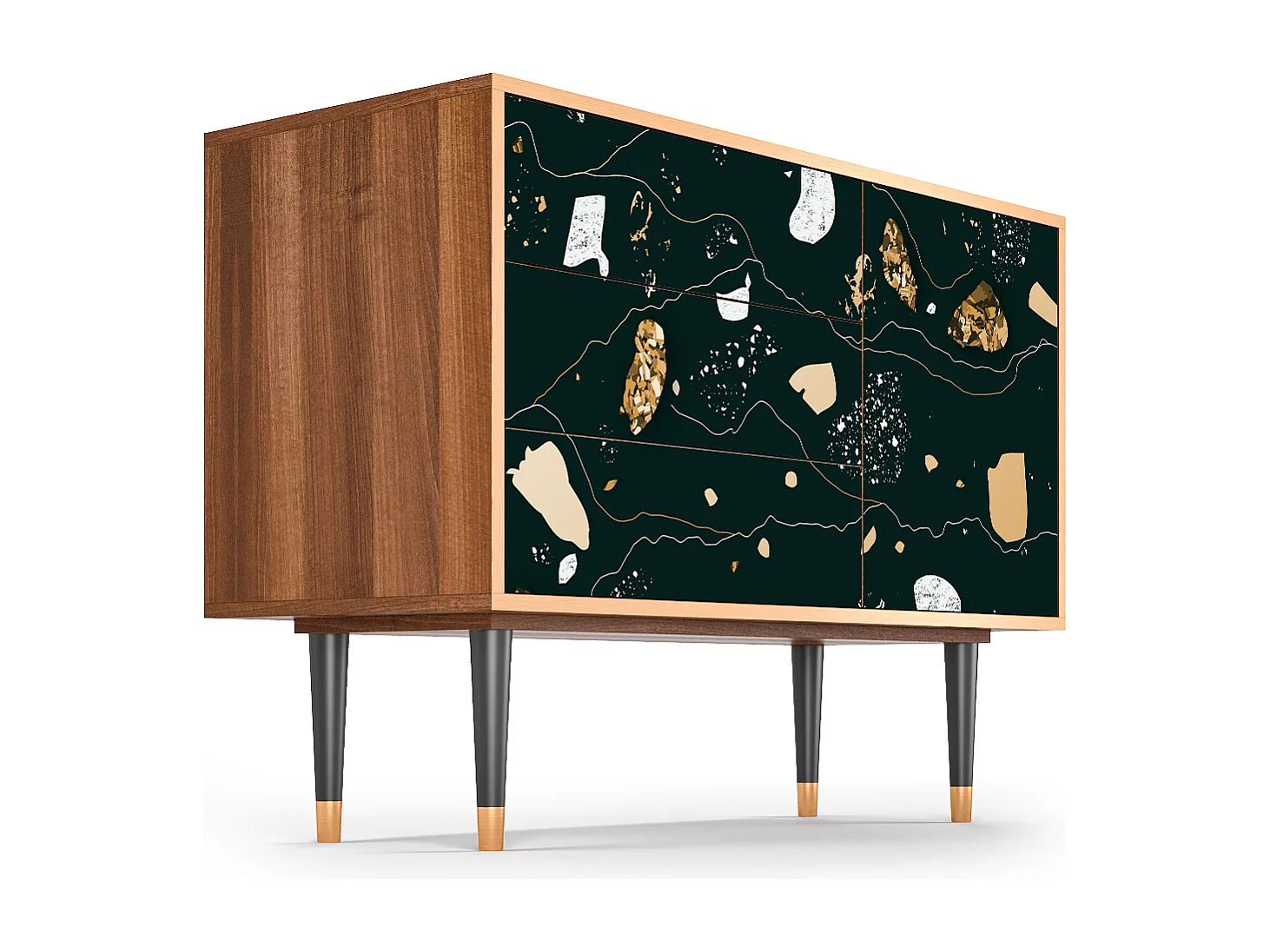 Credenza - 115х84х41 cm - S3 - Space Rocks, Noce