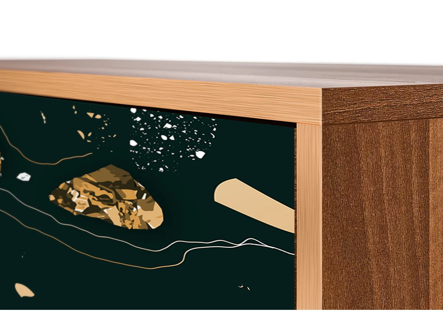 Credenza - 115х84х41 cm - S3 - Space Rocks, Noce