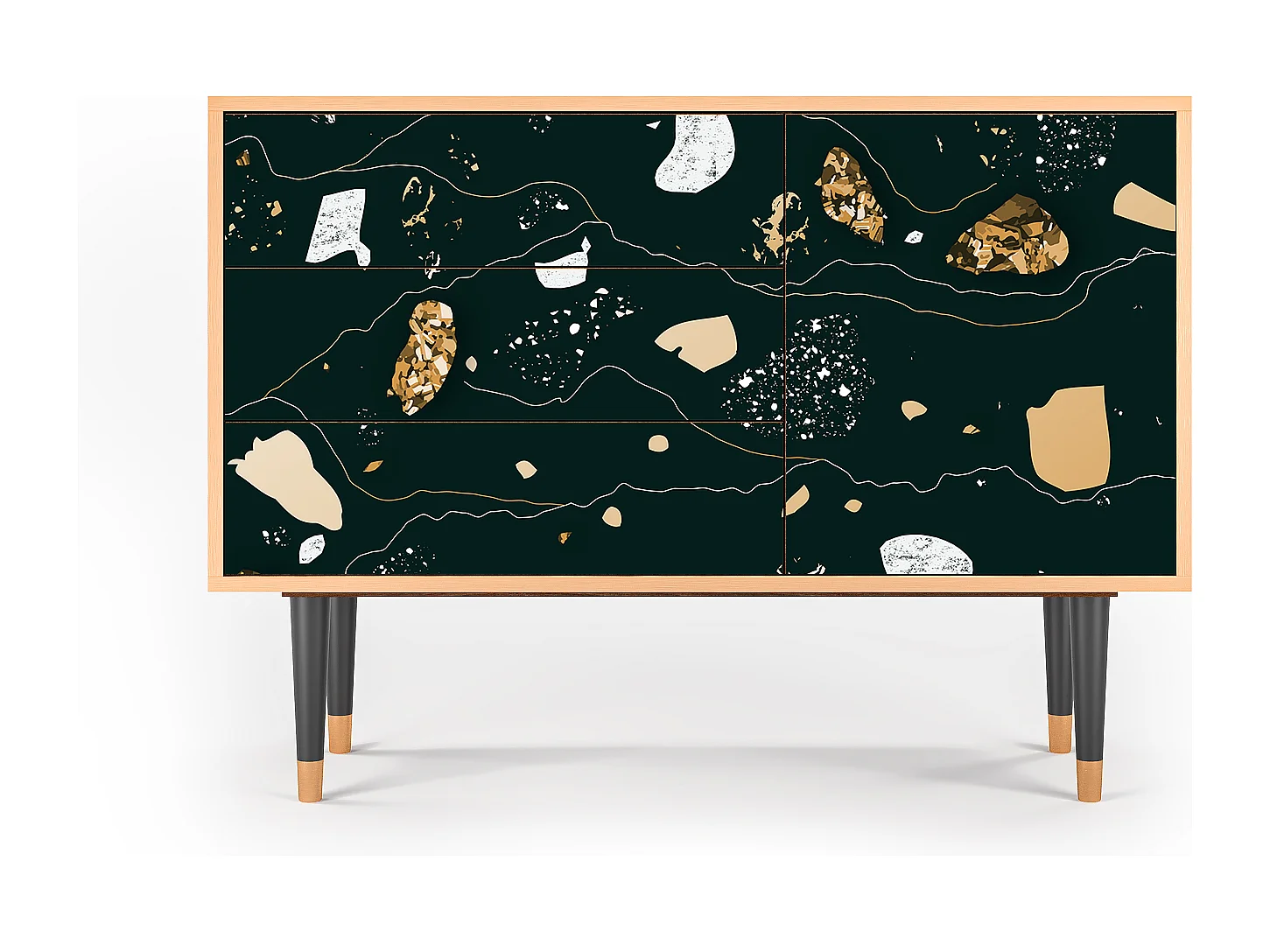 Credenza - 115х84х41 cm - S3 - Space Rocks, Noce