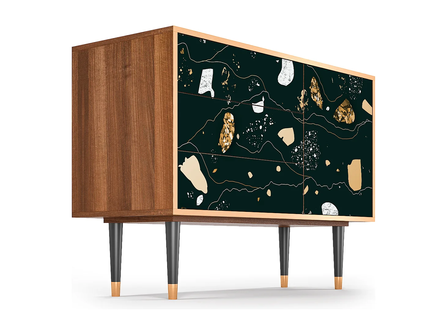 Credenza - 115х84х41 cm - S3 - Space Rocks, Noce