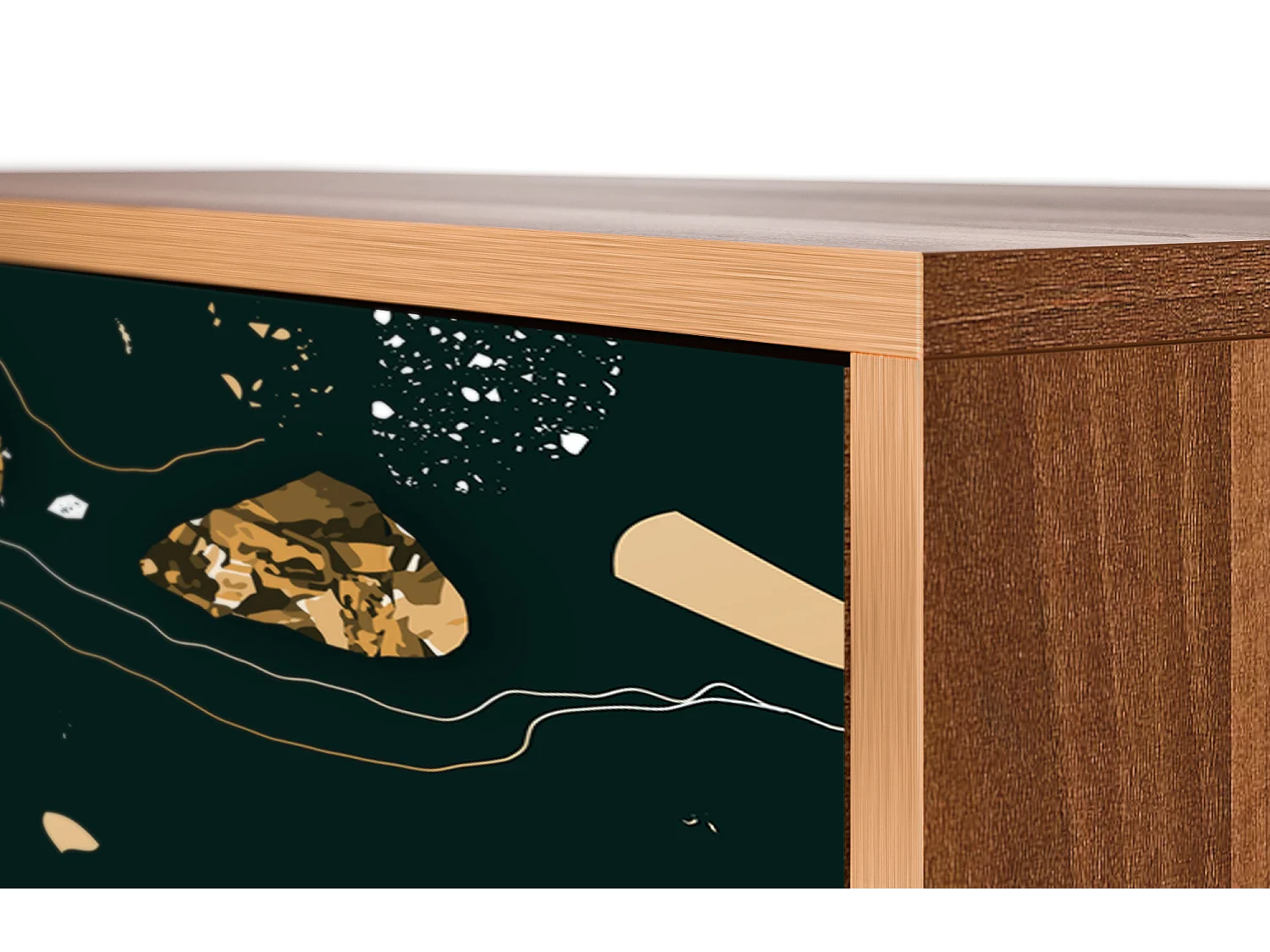 Credenza - 115х84х41 cm - S3 - Space Rocks, Noce