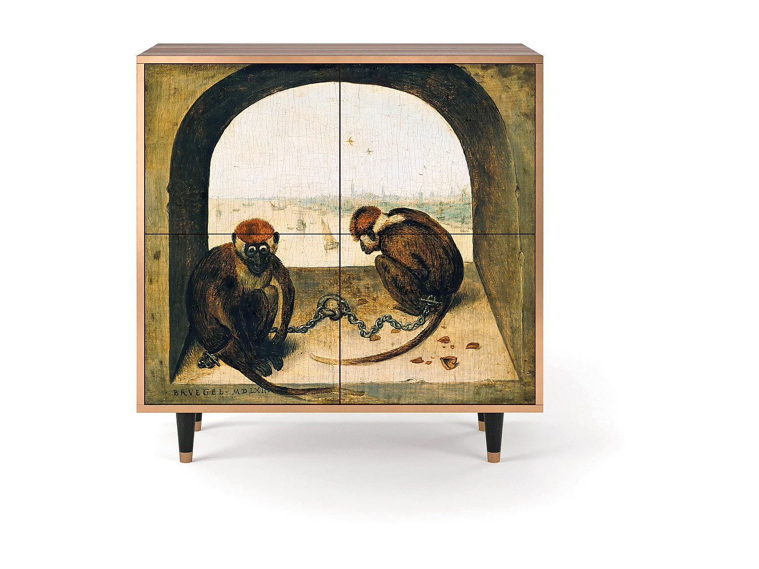 Aparador - 94x96x48 cm - BS3 - Two Monkeys, Nogueira