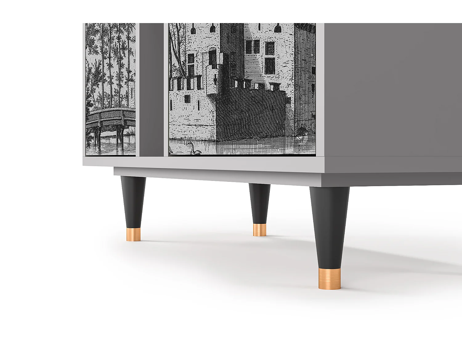 Buffet - 94х96х41 cm - BS5 - Castle by Breugel, Gris