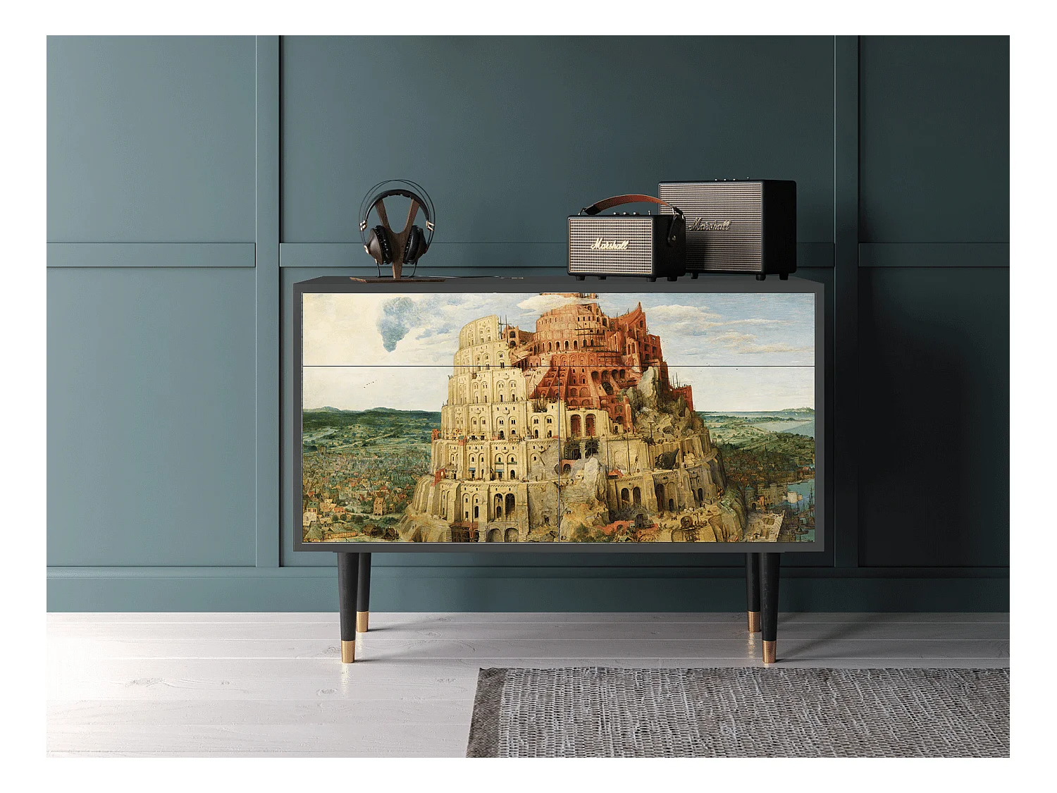 Sideboard - 115x85x48 cm - BS4 - Elder The Tower, Anthrazit