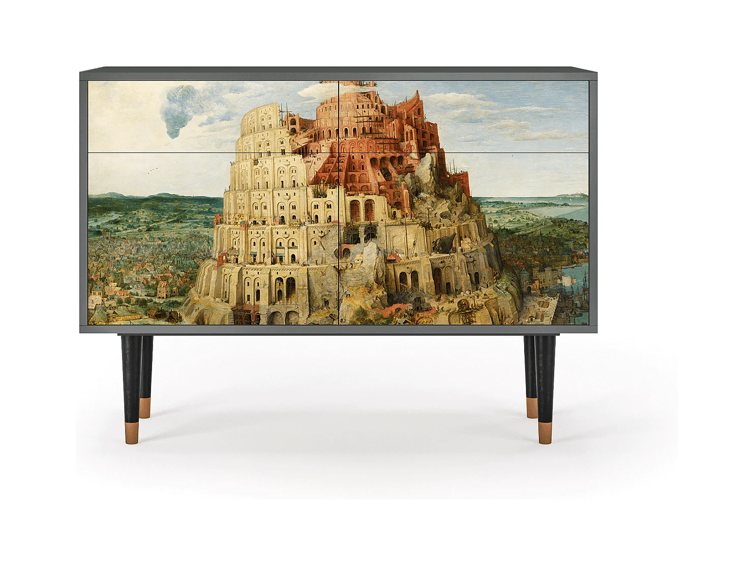 Sideboard - 115x85x48 cm - BS4 - Elder The Tower, Anthrazit