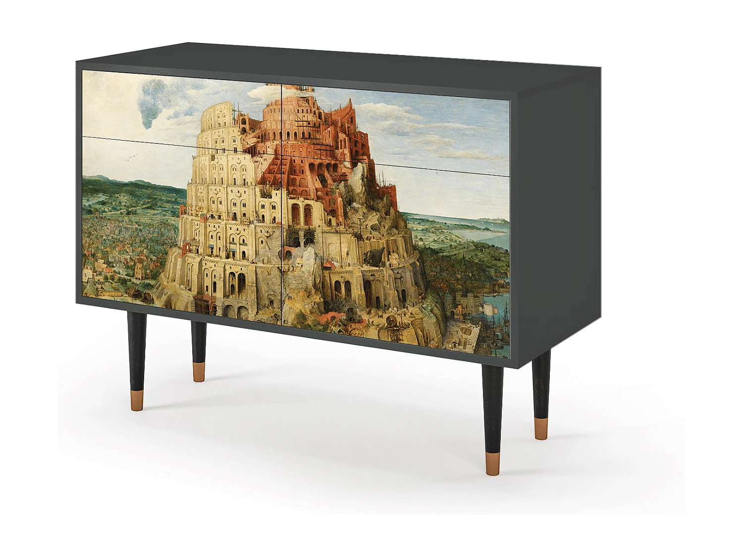 Aparador - 115x85x48 cm - BS4 - Elder The Tower, Antracita