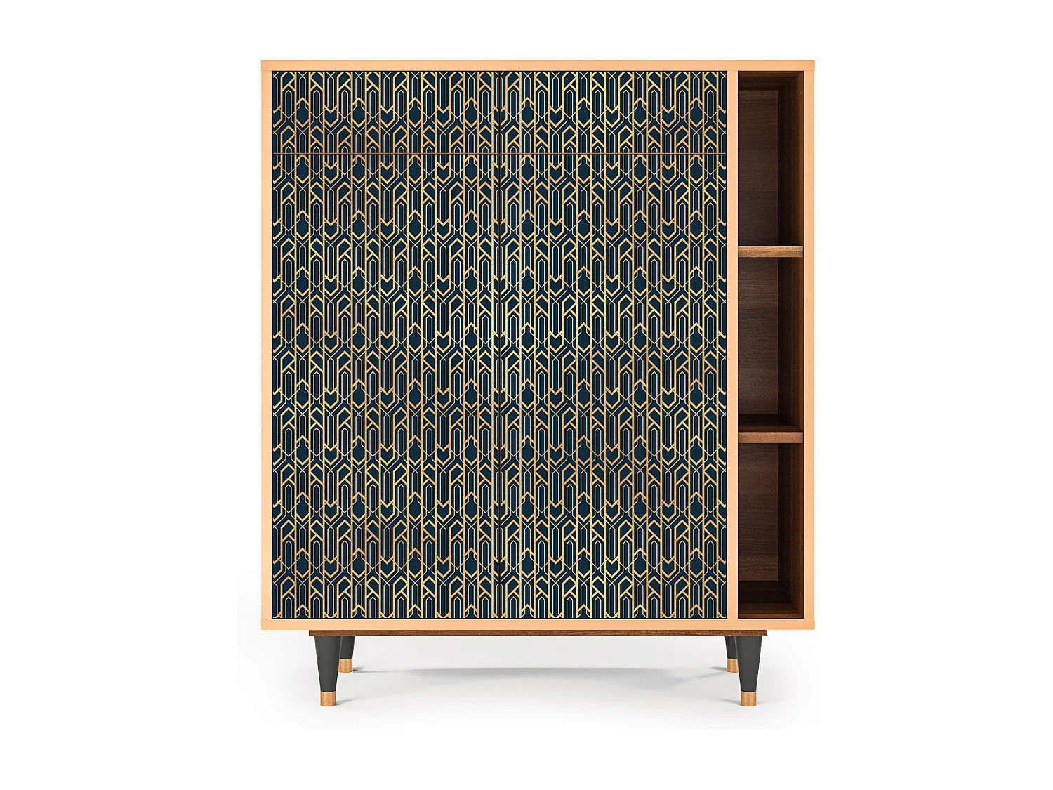 Credenza - 96х110х41 cm - BS6 - Golden Empire, Noce