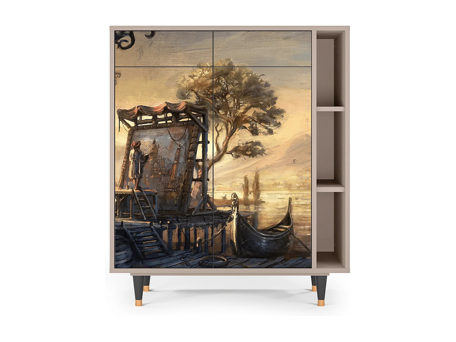 Buffet - 96х110х41 cm - BS6 - Venice, Latte