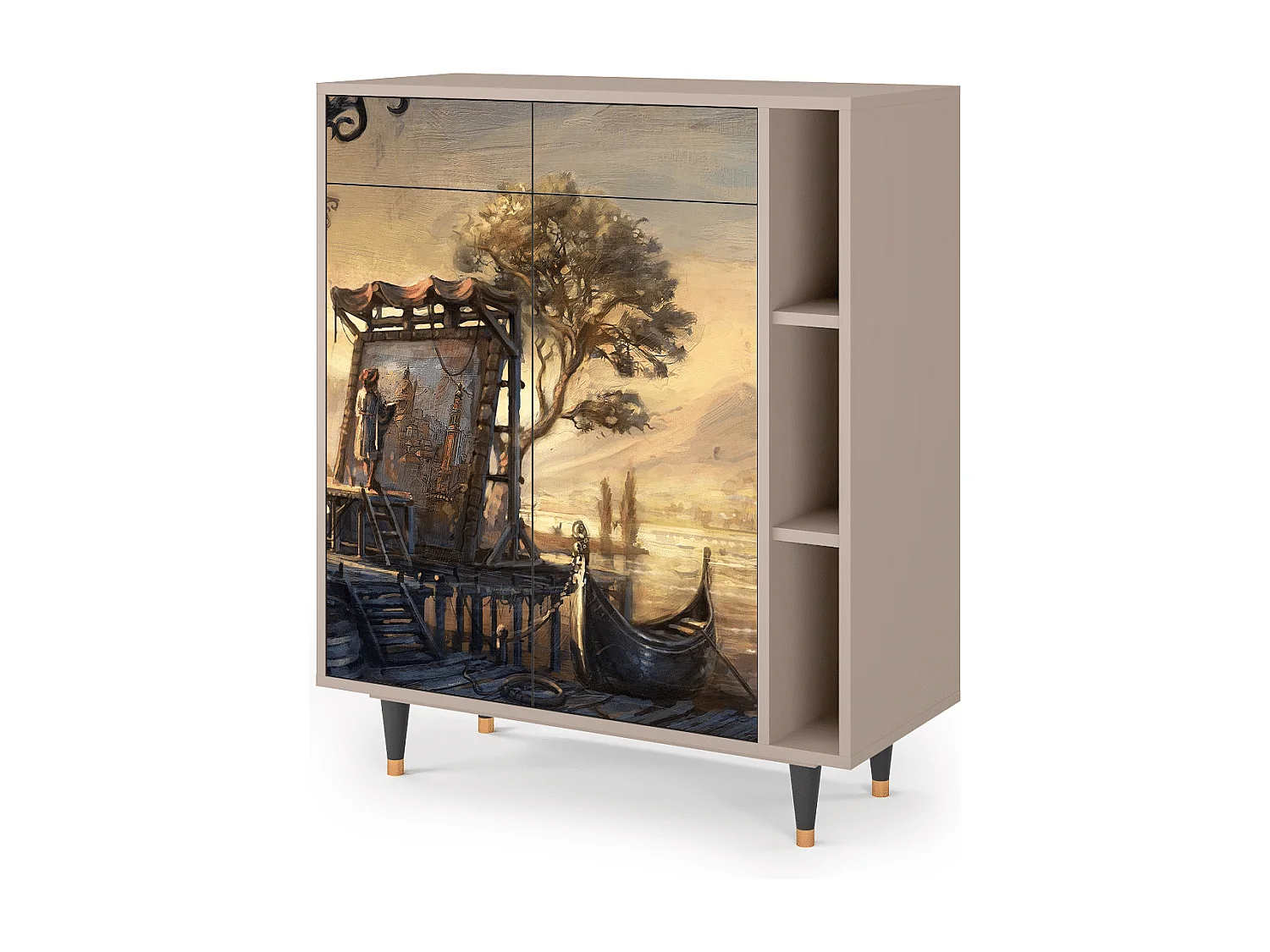 Buffet - 96х110х41 cm - BS6 - Venice, Latte