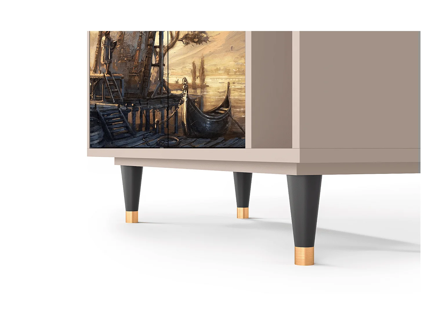 Credenza - 96х110х41 cm - BS6 - Venice, Latte