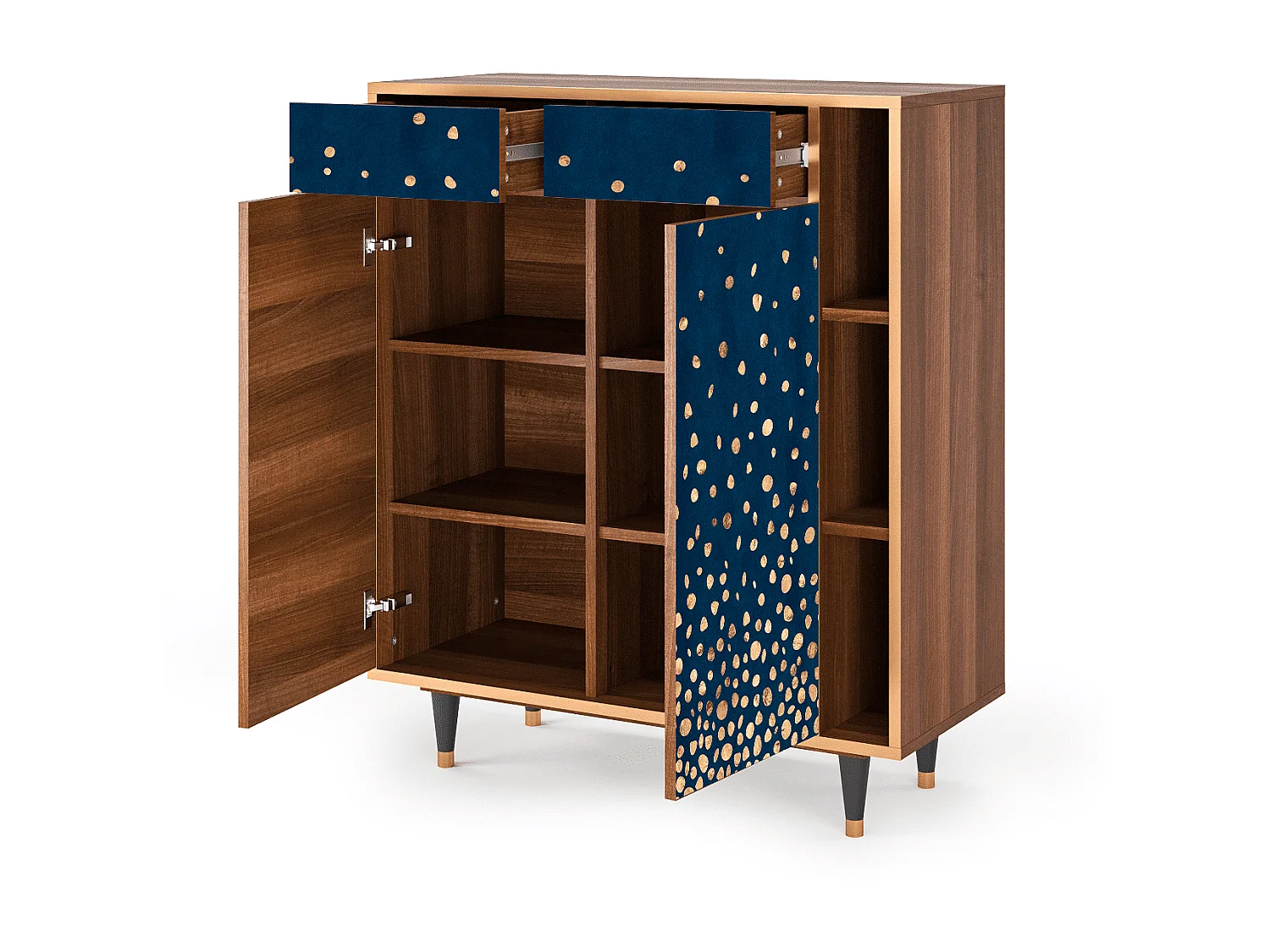 Buffet - 96х110х41 cm - BS6 - Night Skies, Noyer