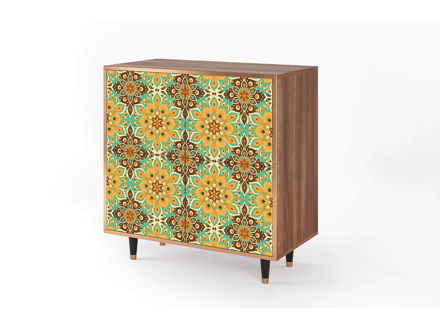 Buffet - 94x96x48 cm - BS3 - Indian Spices, Noyer