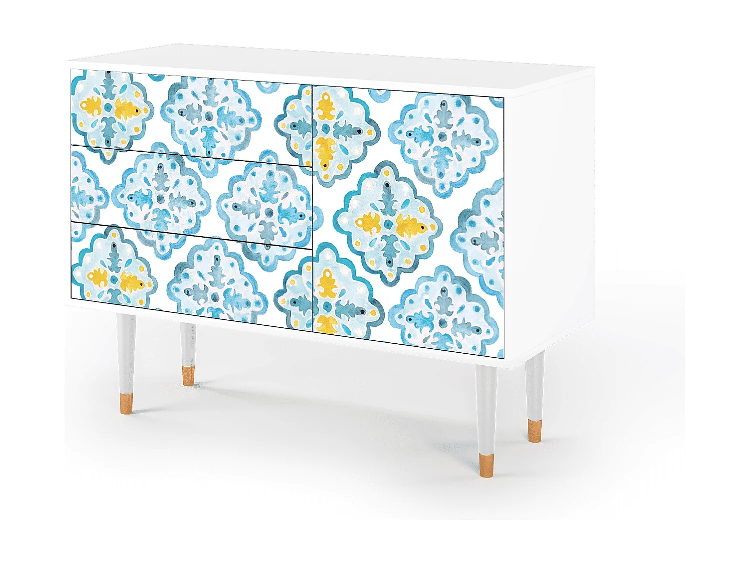 Aparador - 115х84х41 cm - S3 - Portugese tiles, Branco