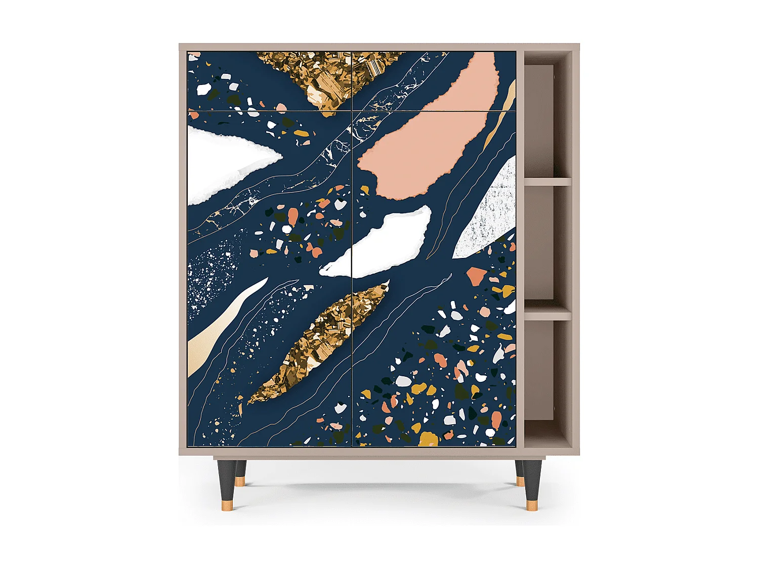 Dressoir - 96х110х41 cm - BS6 - Nude Iceberg, Latte