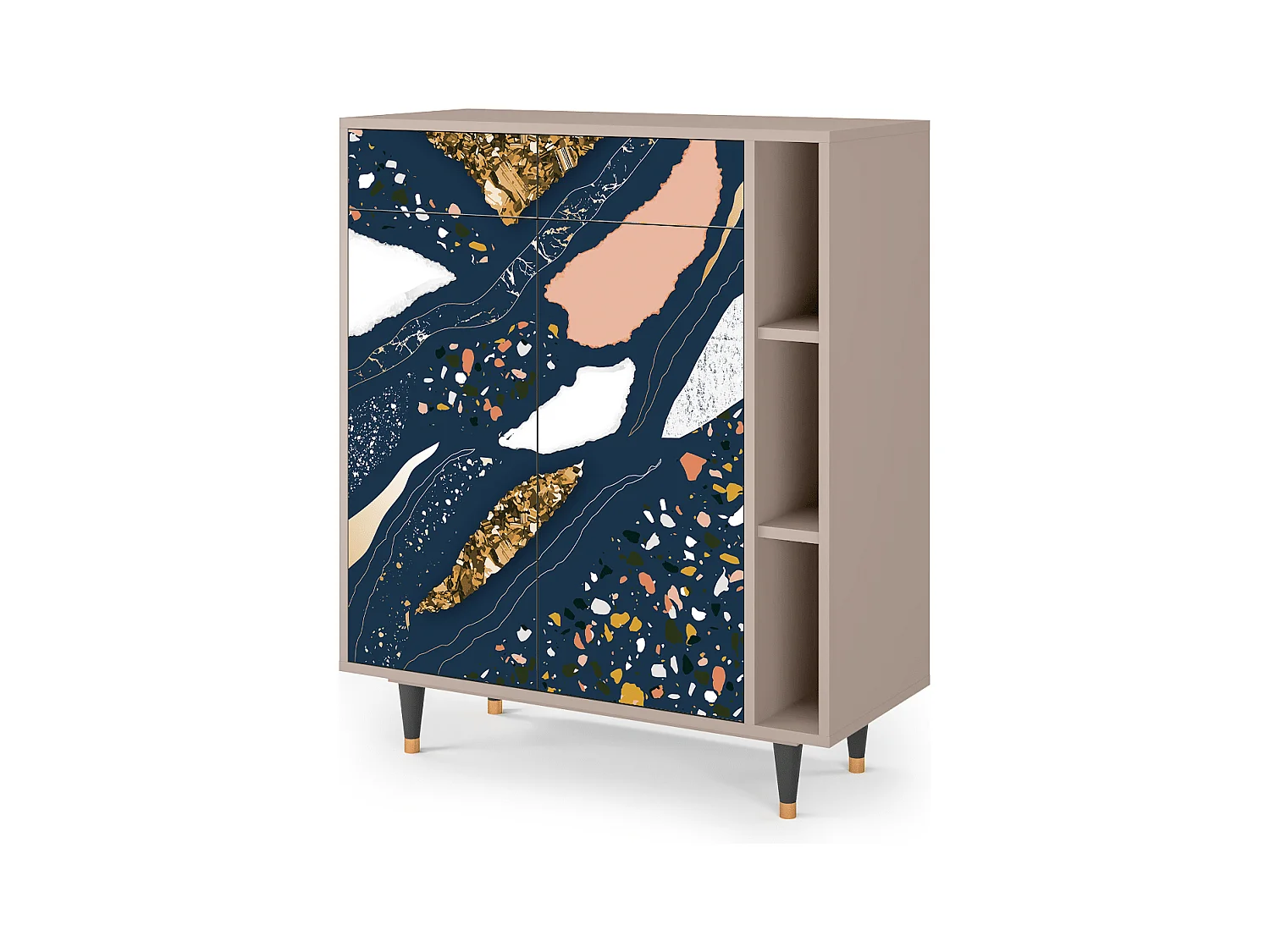 Dressoir - 96х110х41 cm - BS6 - Nude Iceberg, Latte