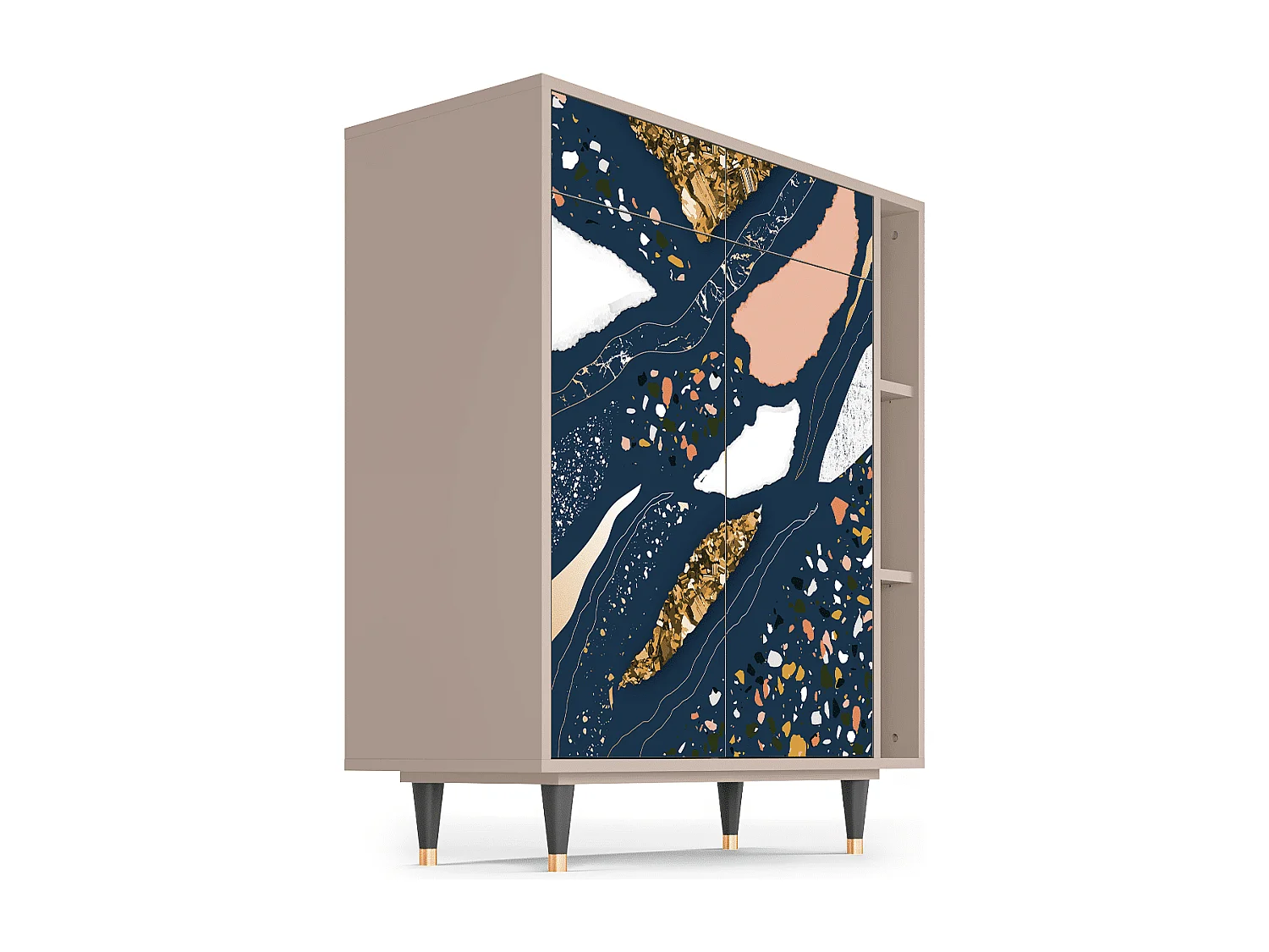 Dressoir - 96х110х41 cm - BS6 - Nude Iceberg, Latte