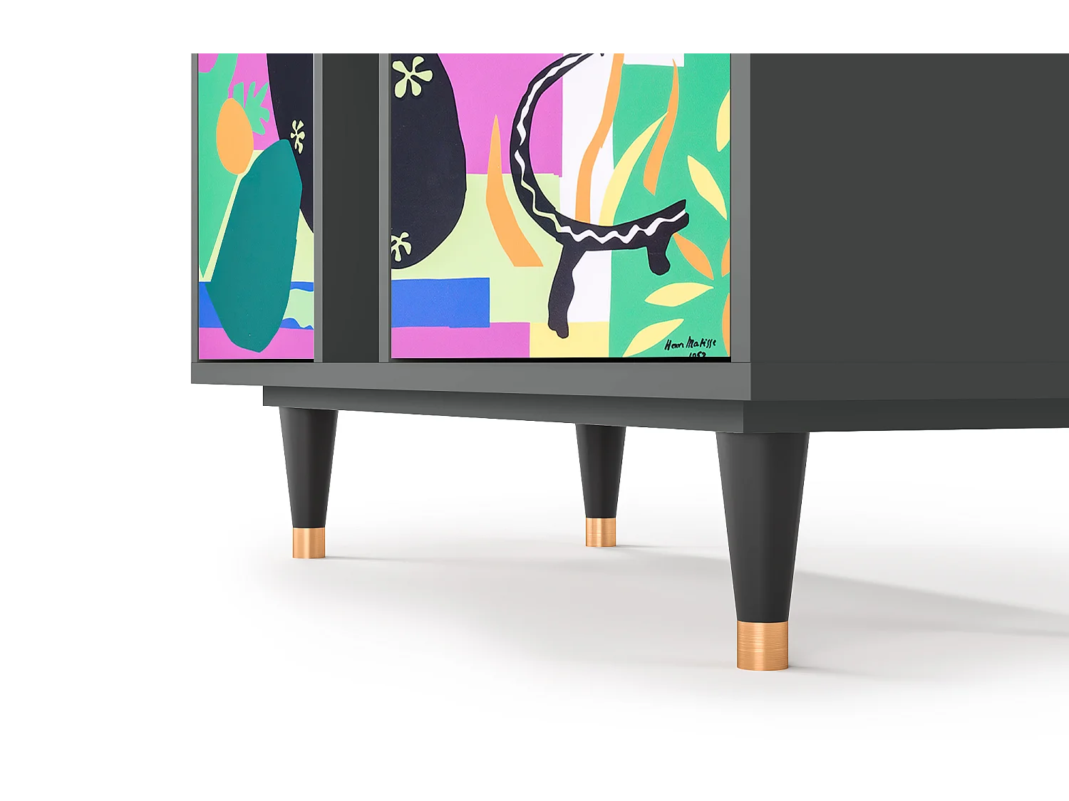 Kredens - 94х96х41 cm - BS5 - La Tristesse du Roi, Antracyt