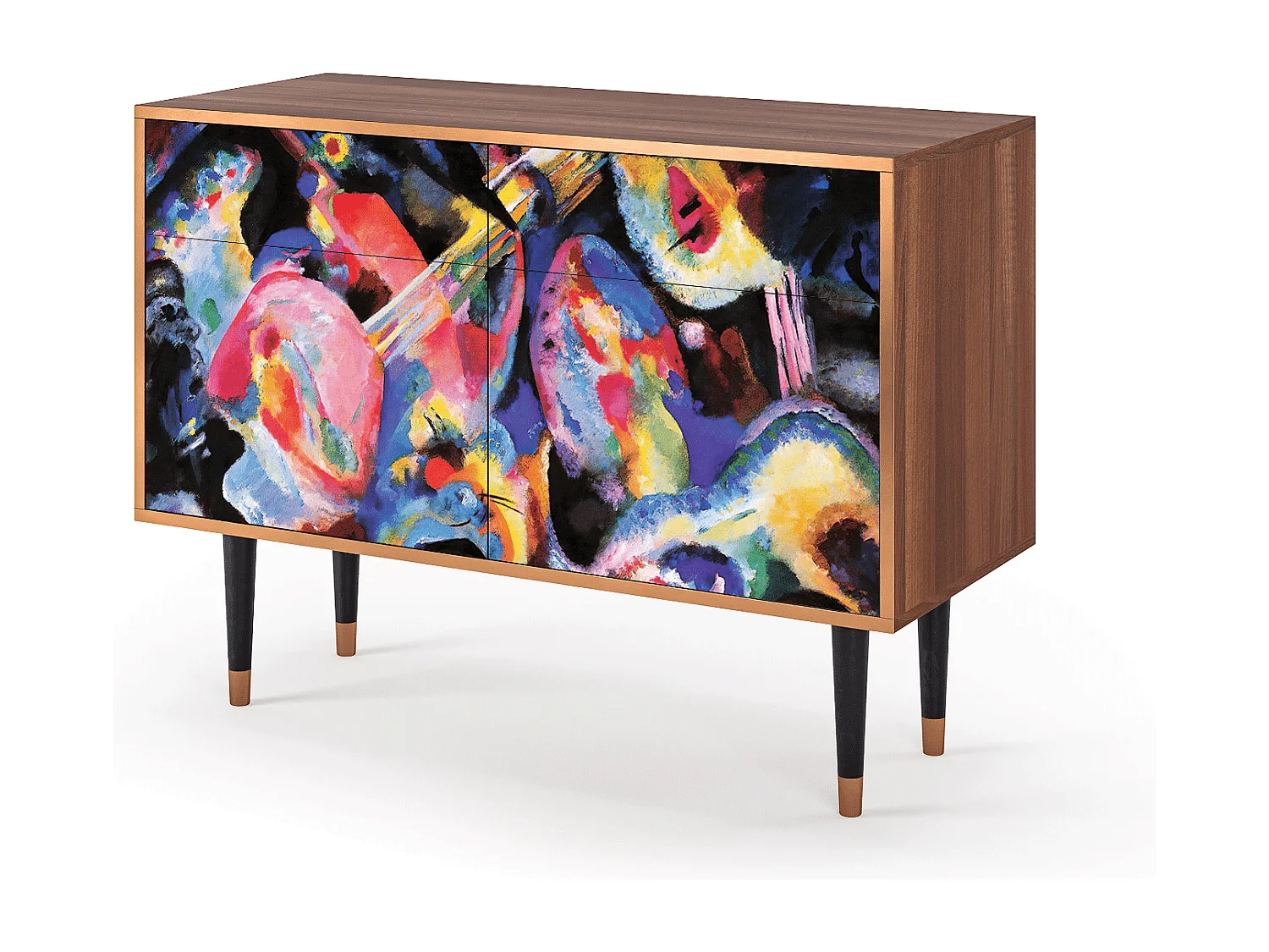 Kredens - 115x85x48 cm - BS4 - Kandinsky, Orzech