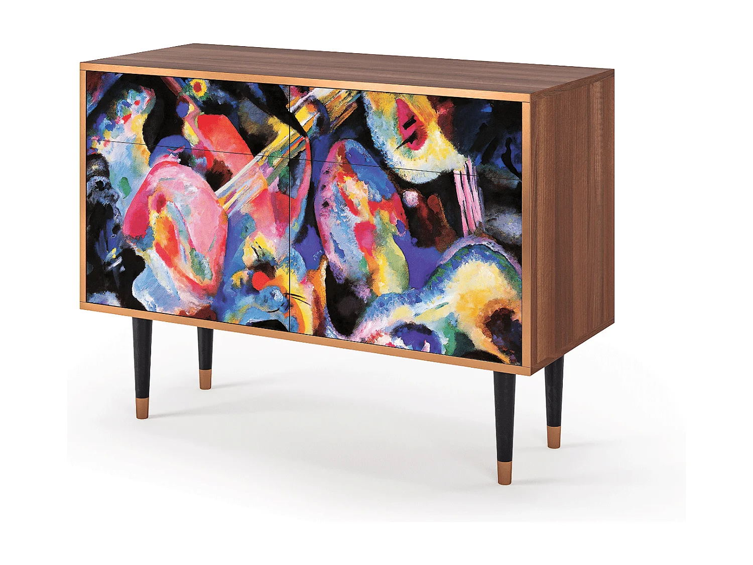 Kredens - 115x85x48 cm - BS4 - Kandinsky, Orzech