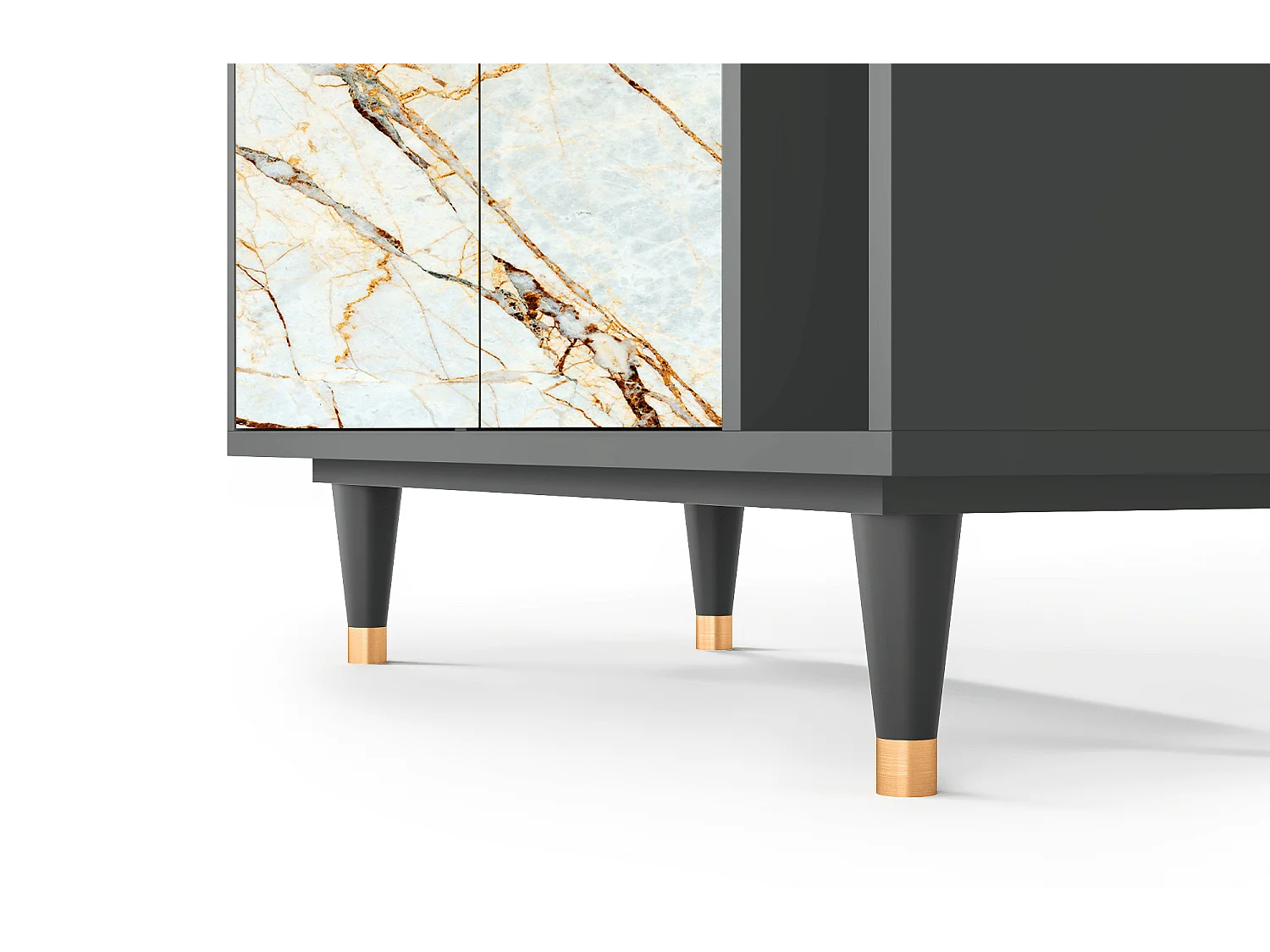 Credenza - 96х110х41 cm - BS6 - Sabbiay Marble, Antracite