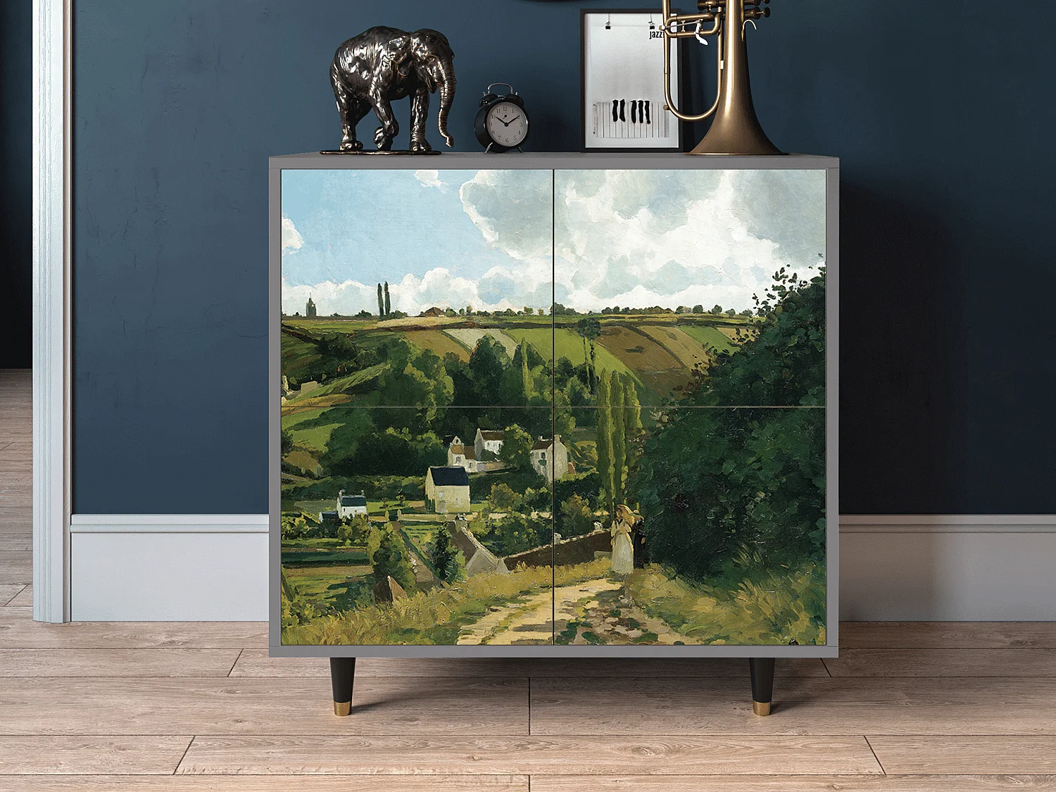 Aparador - 94x96x48 cm - BS3 - Jalais Hill by Pissarro, Gris