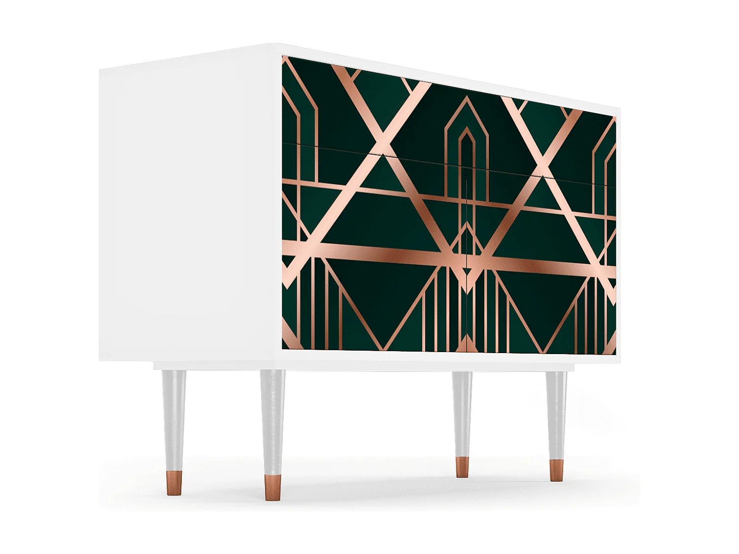 Buffet - 115x85x48 cm - BS4 - Emerald Gatsby, Blanc
