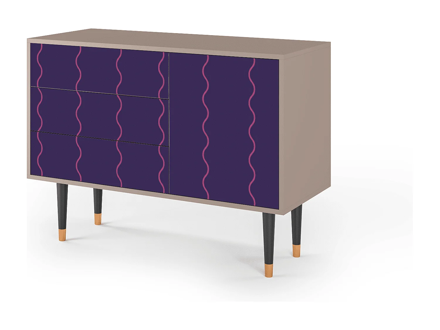 Buffet - 115х84х41 cm - S3 - Grape Maccaroni, Latte