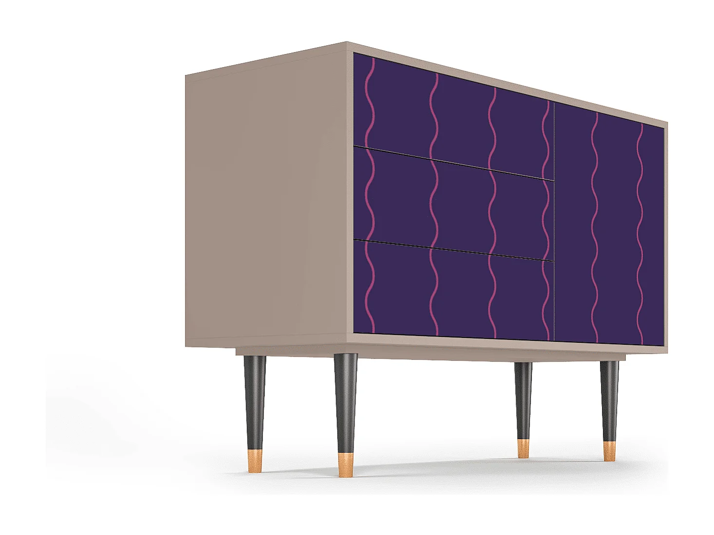 Credenza - 115х84х41 cm - S3 - Grape Maccaroni, Latte