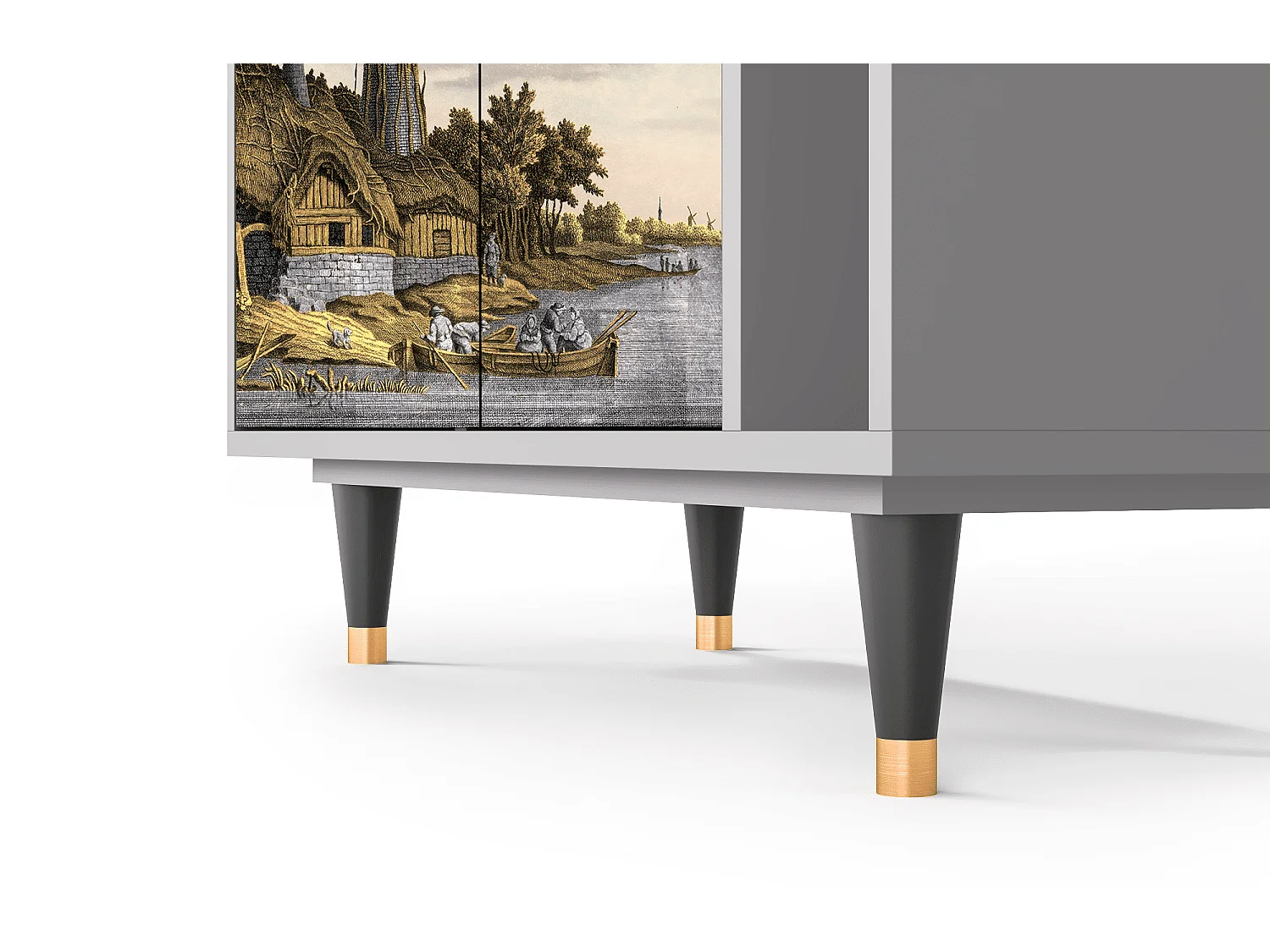 Buffet - 96х110х41 cm - BS6 - Mill along a River, Gris
