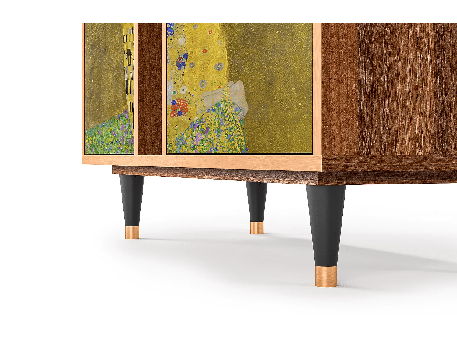Credenza - 94х96х41 cm - BS5 - The Kiss by Klimt , Noce