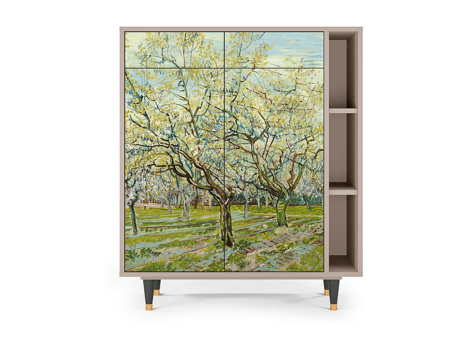 Kredens - 96х110х41 cm - BS6 - The Biały Orchard, Latte