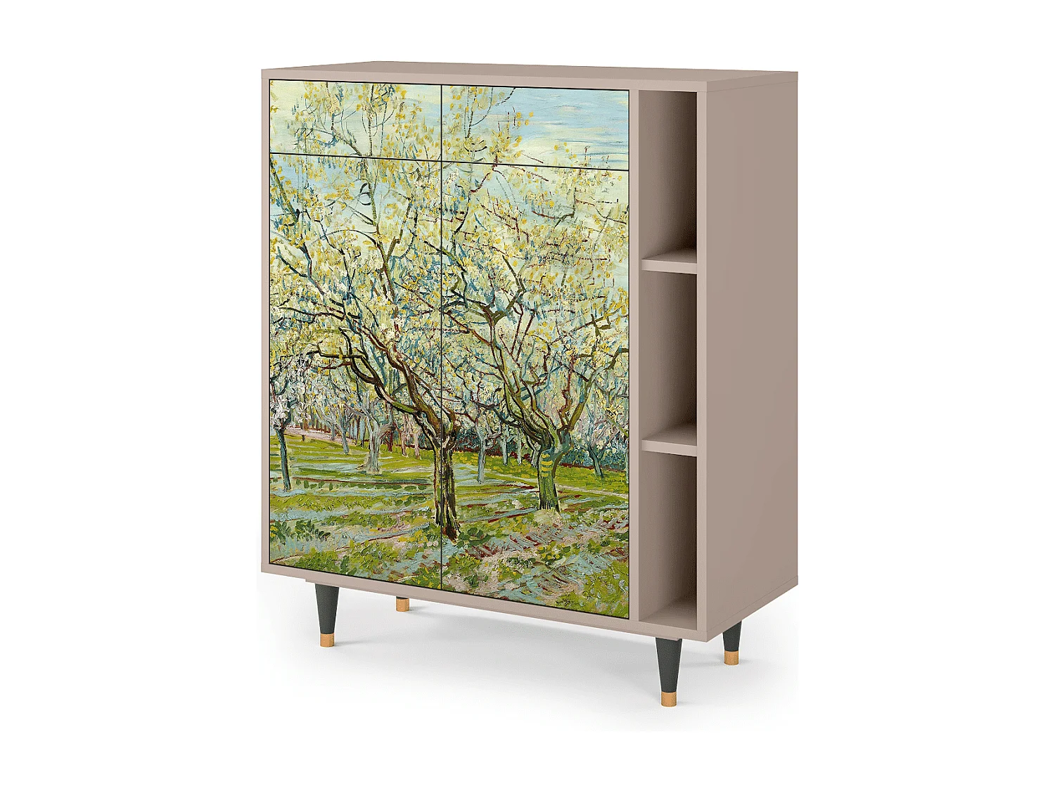 Kredens - 96х110х41 cm - BS6 - The Biały Orchard, Latte