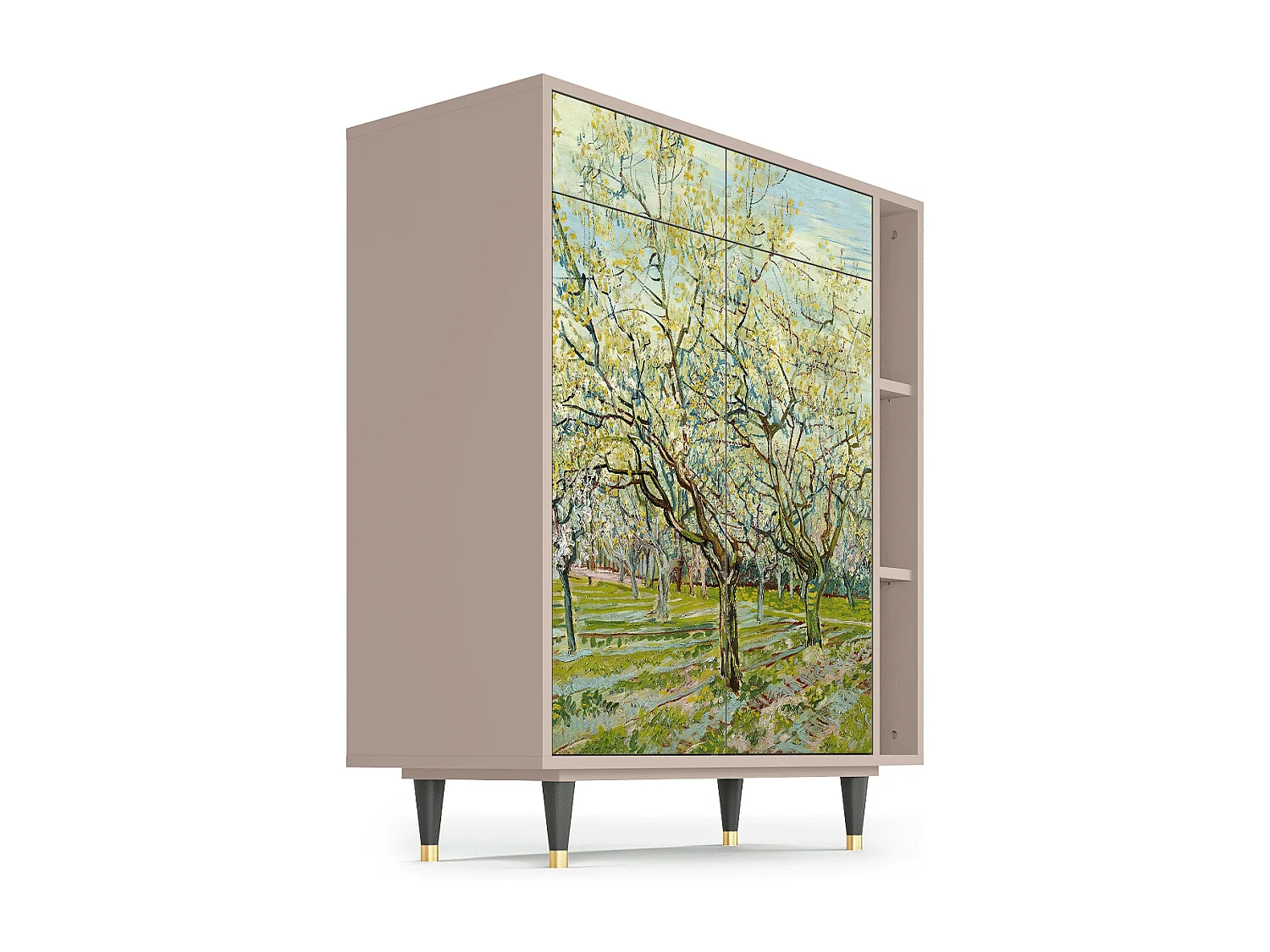 Kredens - 96х110х41 cm - BS6 - The Biały Orchard, Latte