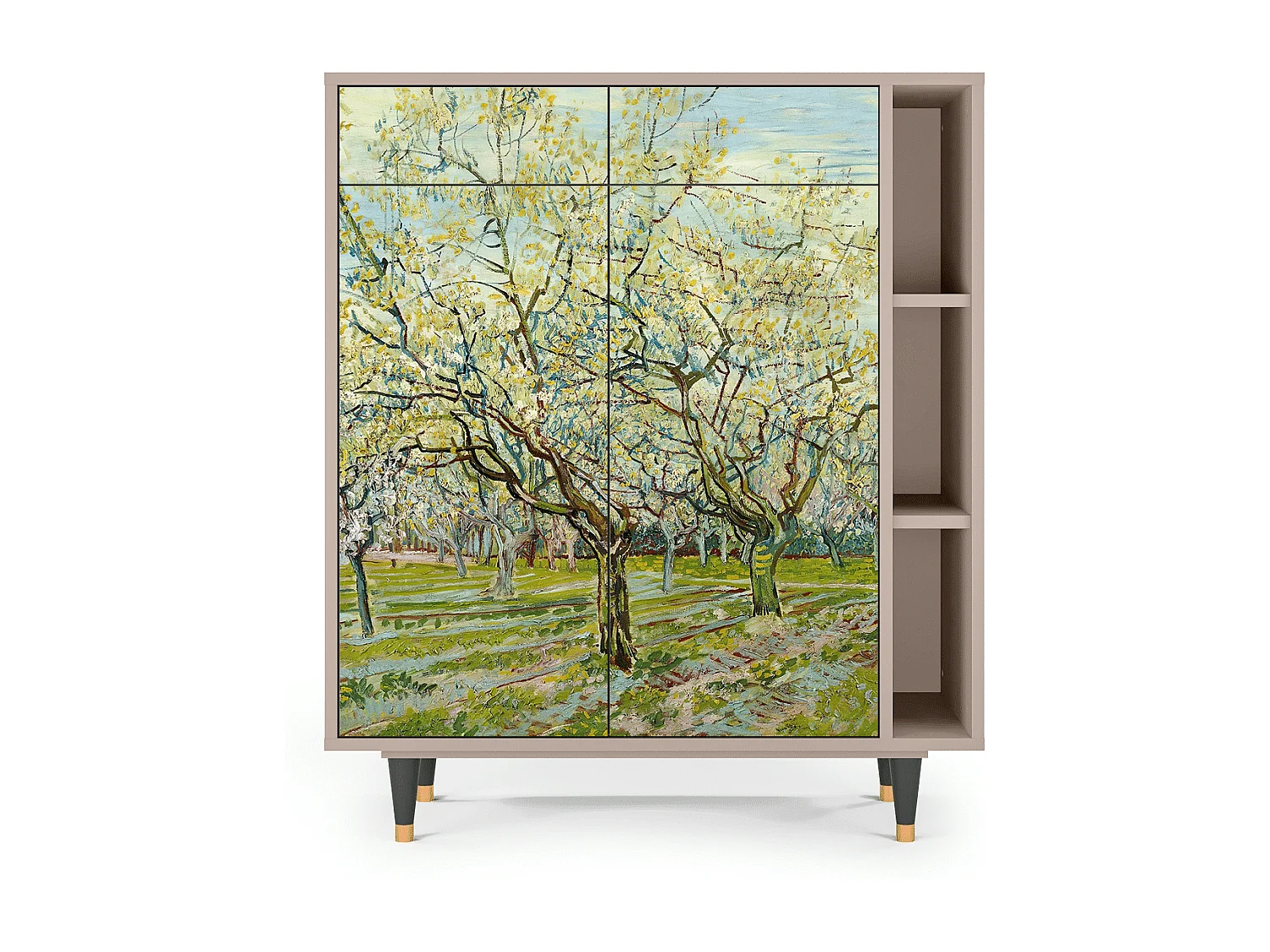 Credenza - 96х110х41 cm - BS6 - The Bianco Orchard, Latte
