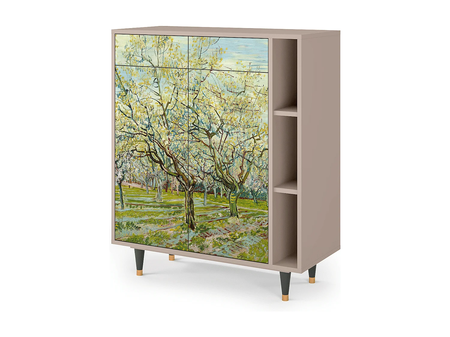 Credenza - 96х110х41 cm - BS6 - The Bianco Orchard, Latte