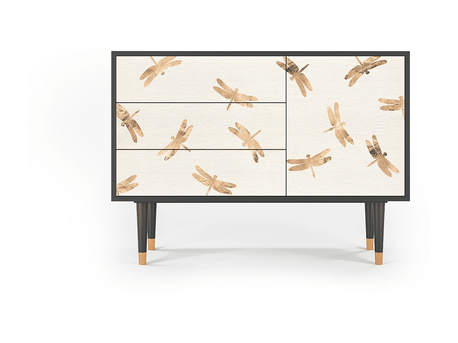 Credenza - 115х84х41 cm - S3 - Nude Dragonflies, Antracite