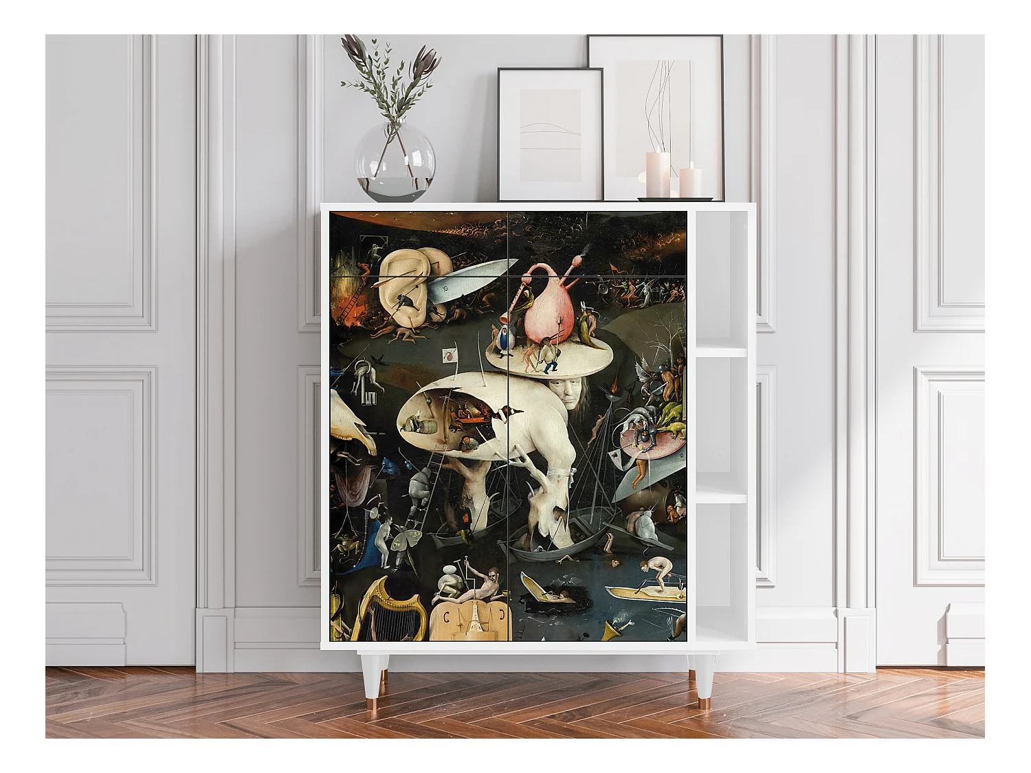 Sideboard - 96х110х41 cm - BS6 - The Garden 2, Weiß