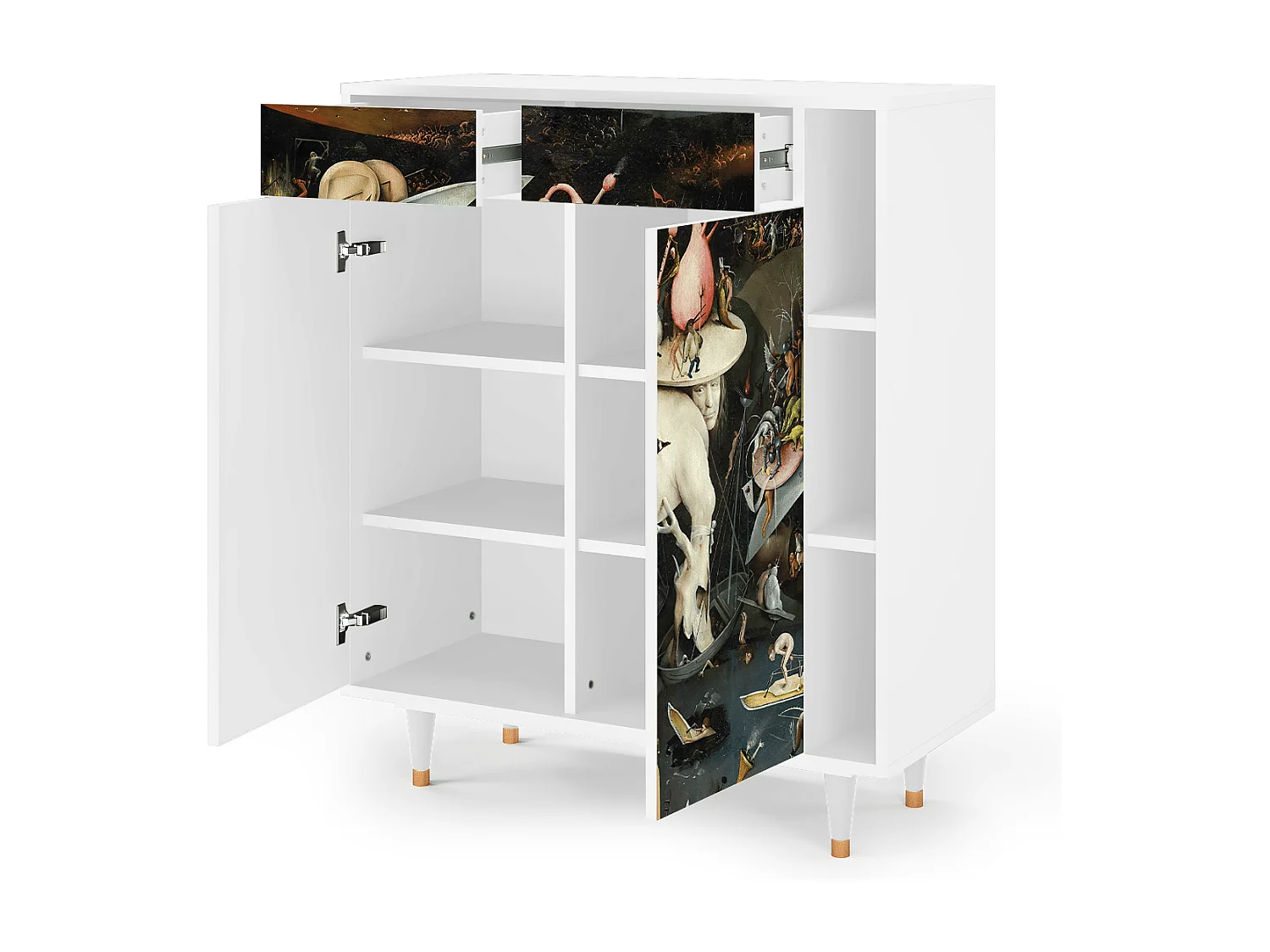 Sideboard - 96х110х41 cm - BS6 - The Garden 2, Weiß