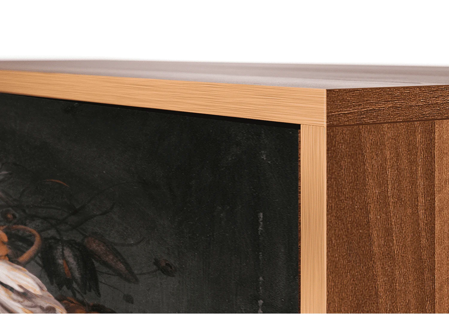 Sideboard - 115х84х41 cm - S3 - Still Life with Flowers, Walnuss