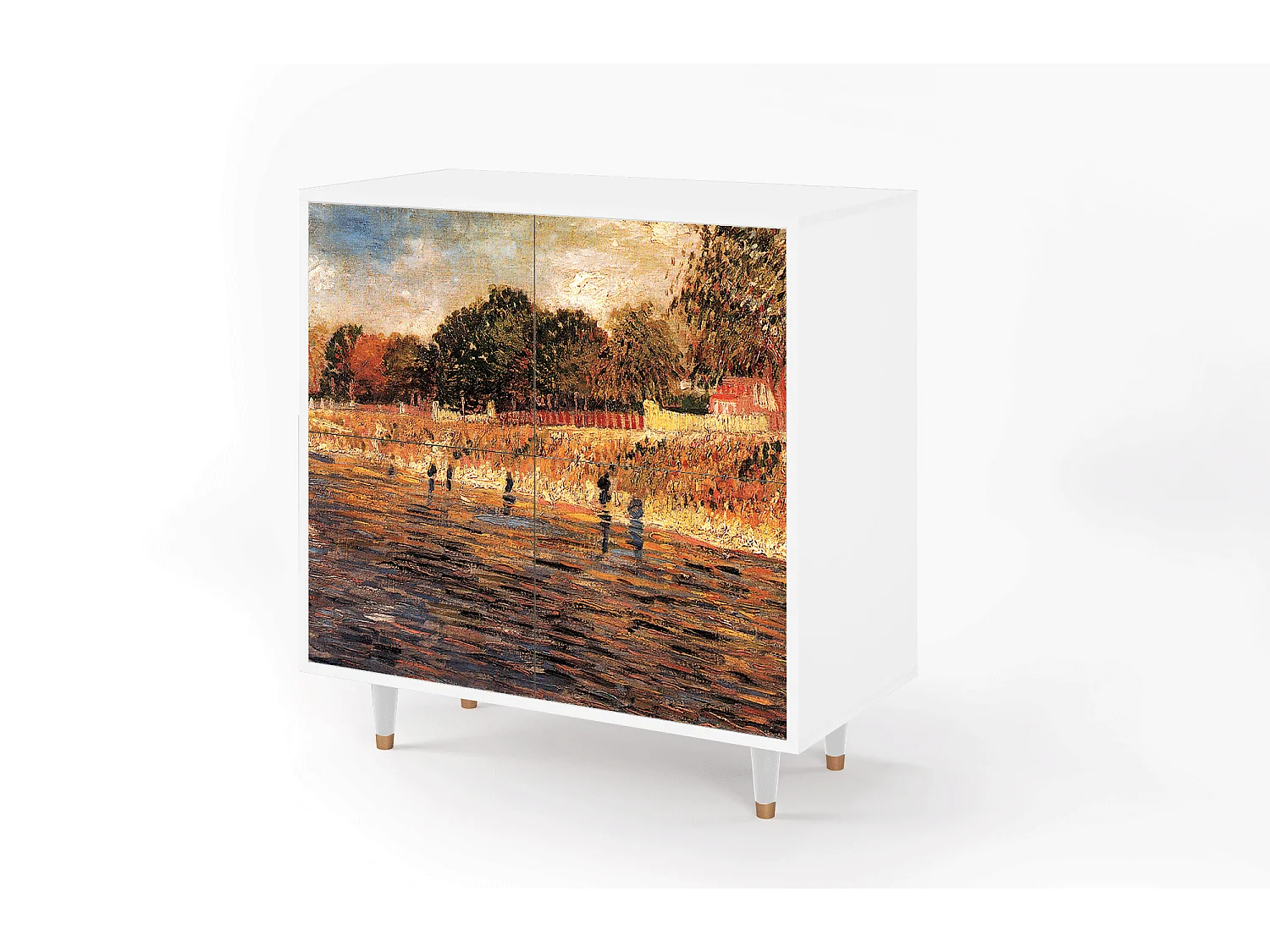 Buffet - 94x96x48 cm - BS3 - The Banks, Blanc