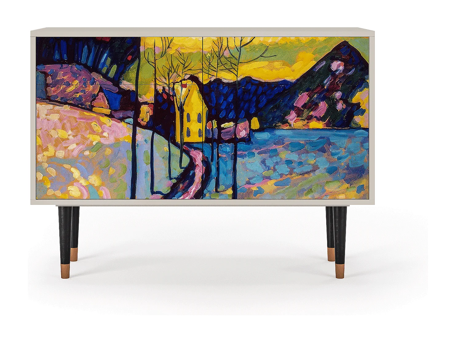 Aparador - 115x85x48 cm - BS4 - Winter Landscape, Areia