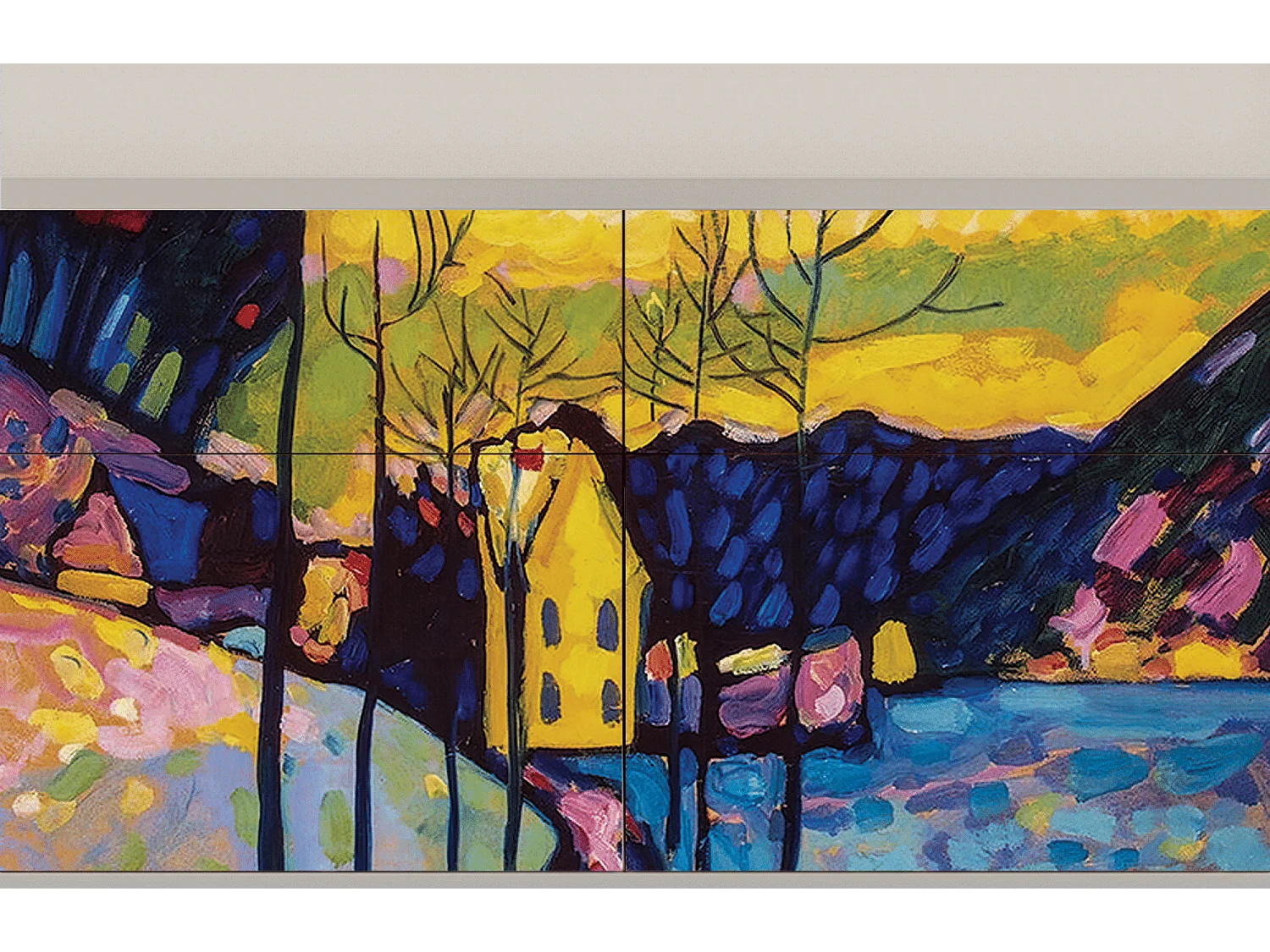 Aparador - 115x85x48 cm - BS4 - Winter Landscape, Areia