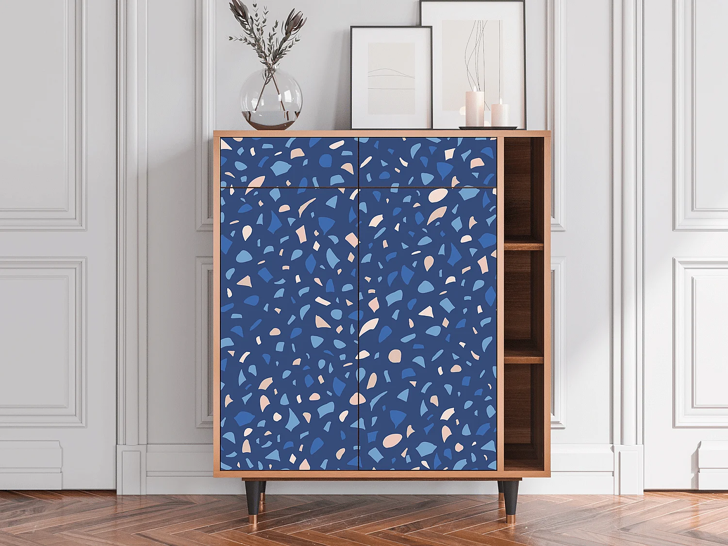 Buffet - 96х110х41 cm - BS6 - Soap Whirpool, Noyer