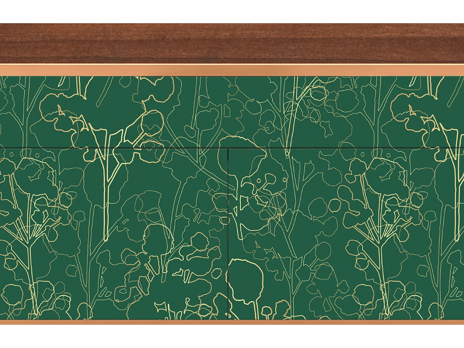 Kredens - 115x85x48 cm - BS4 - Emerald Forest, Orzech